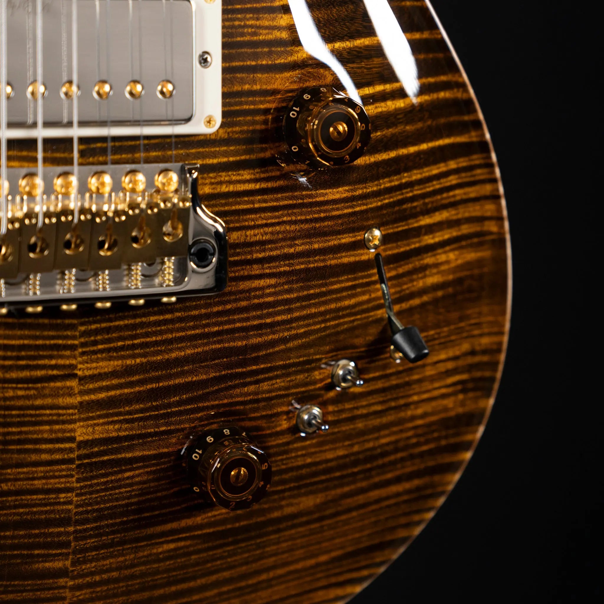 Paul Reed Smith 40th Anniversary Special Semi-Hollow Limited Edition - Yellow Tiger - Midwood Guitar