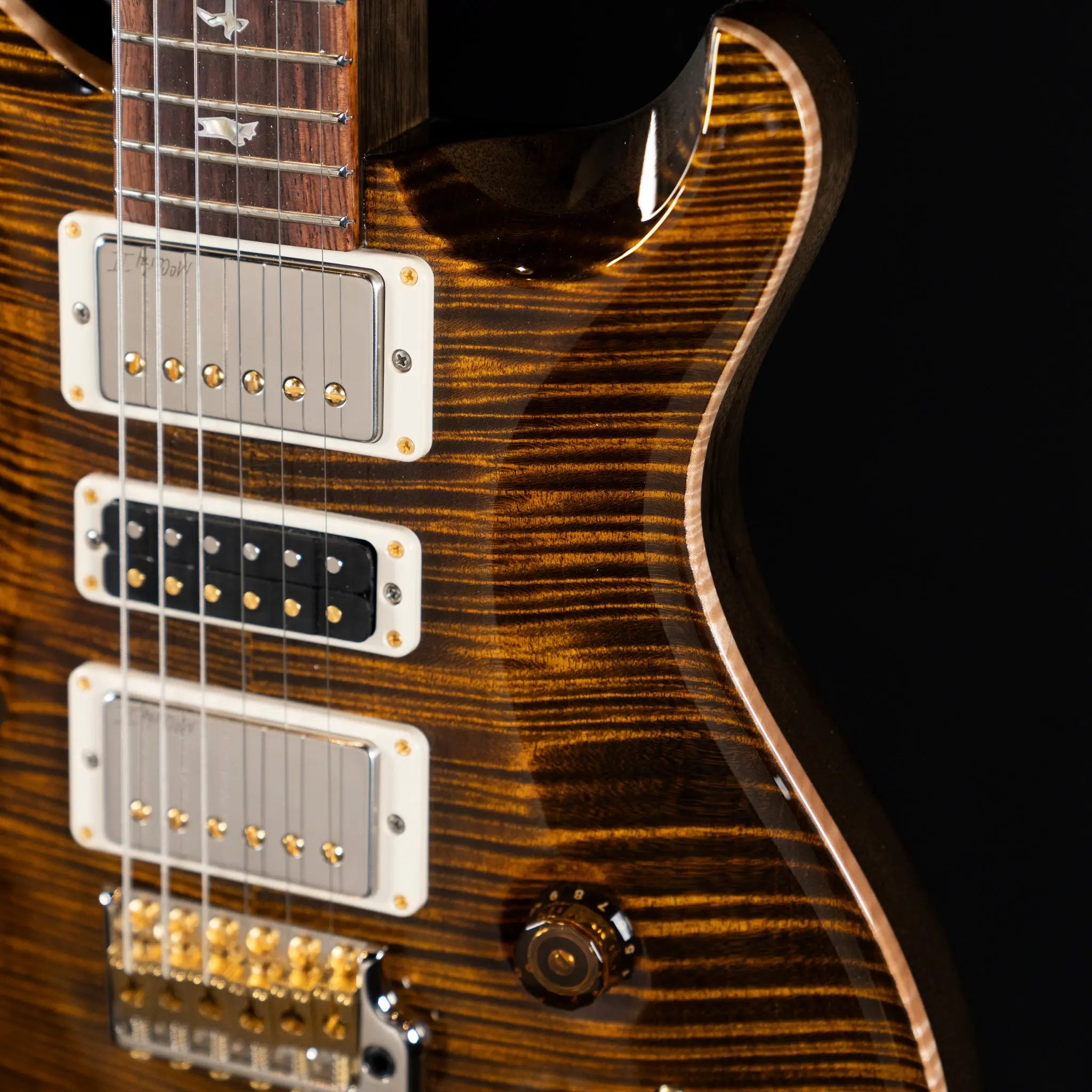 Paul Reed Smith 40th Anniversary Special Semi-Hollow Limited Edition - Yellow Tiger - Midwood Guitar