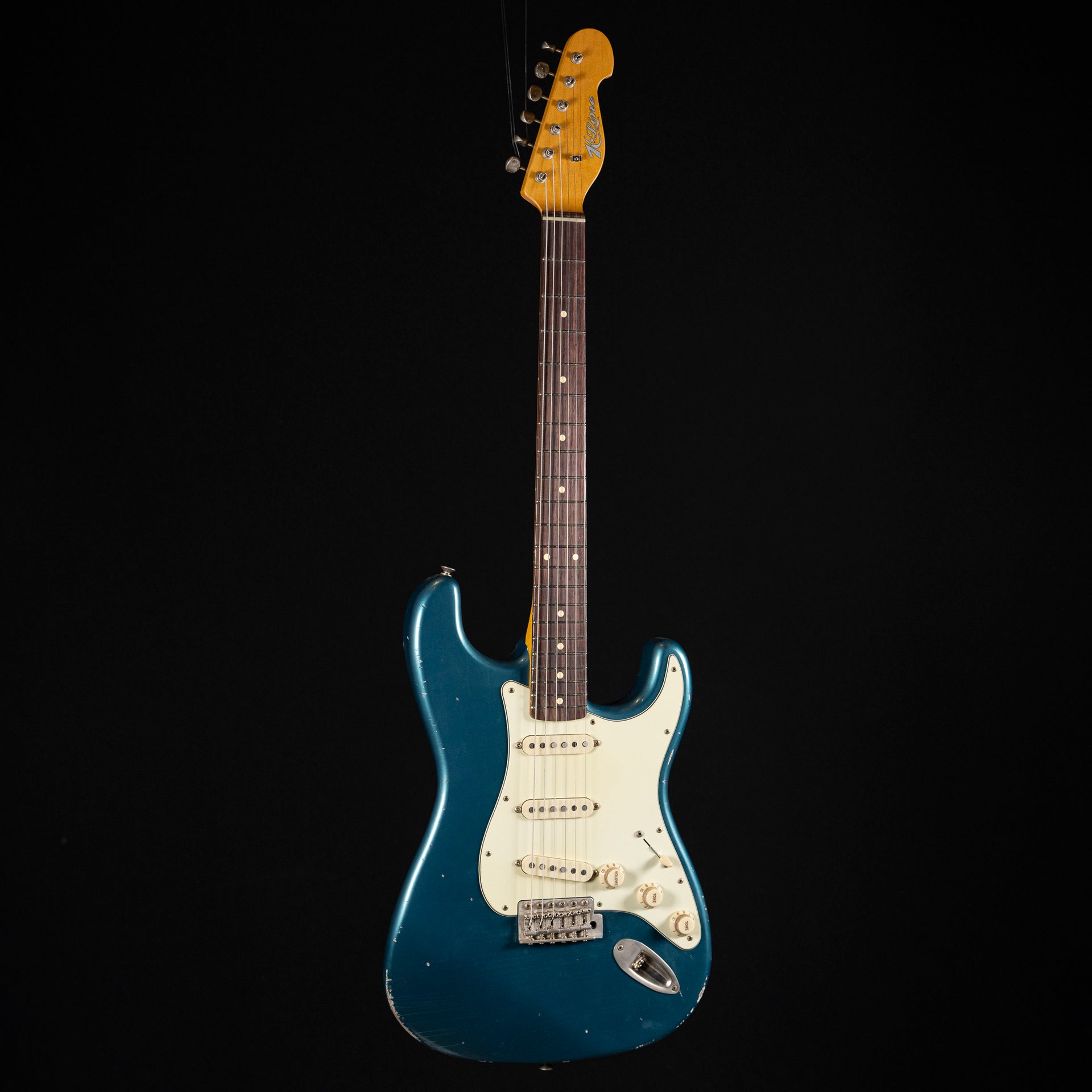 K-Line Springfield Electric Guitar -  Dark Lake Placid Blue