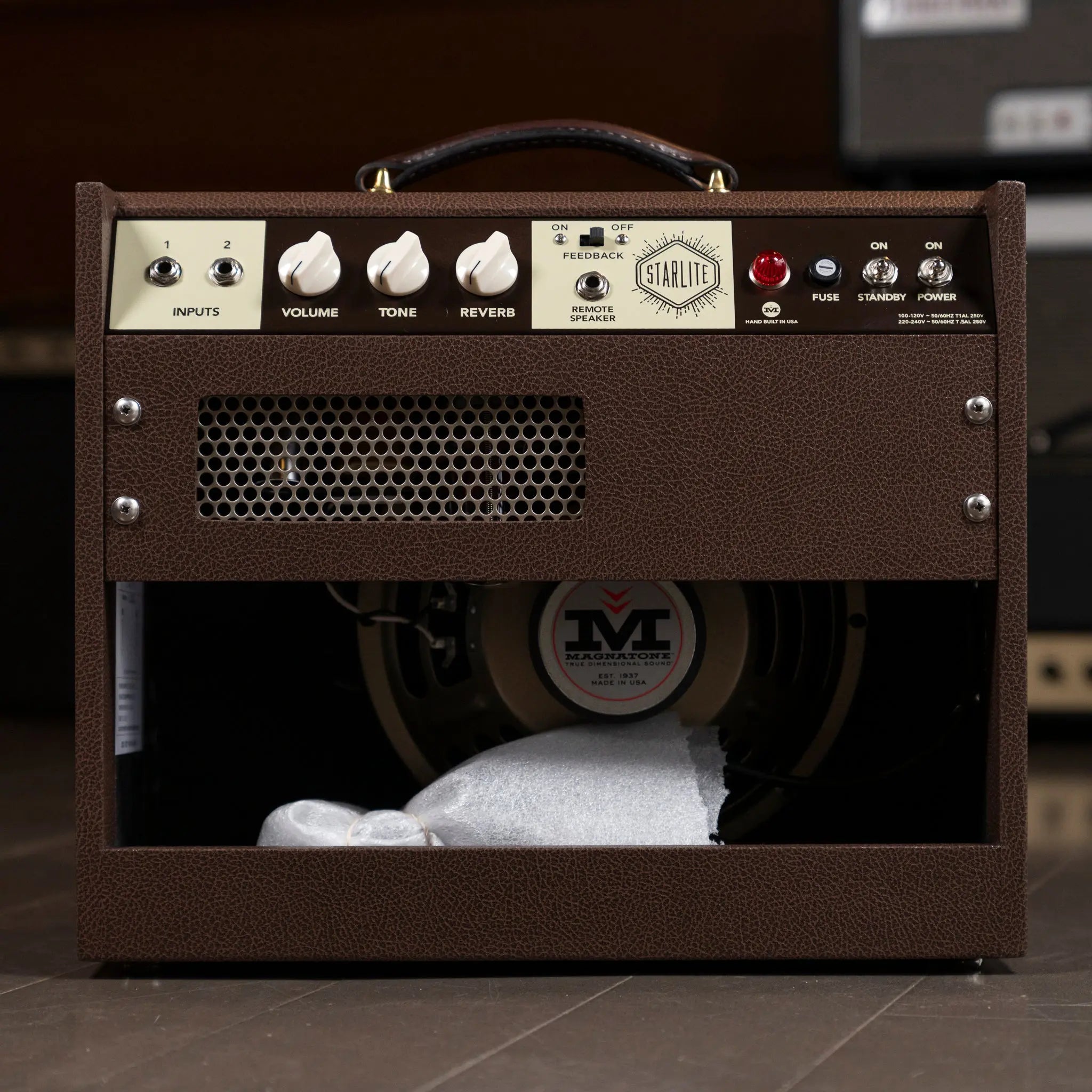 Magnatone Starlite Reverb Handwired 1x10 Combo Amplifier - Midwood Guitar