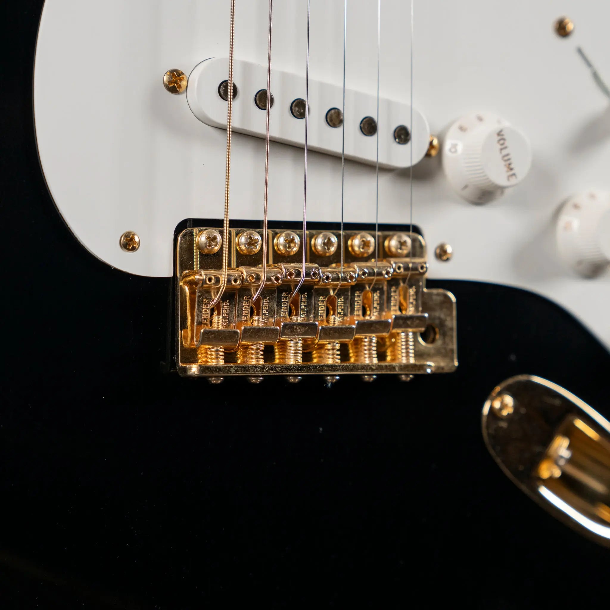 Fender Custom Shop 1955 Stratocaster - Lush Closet Classic - Black w/ Gold Hardware - Midwood Guitar