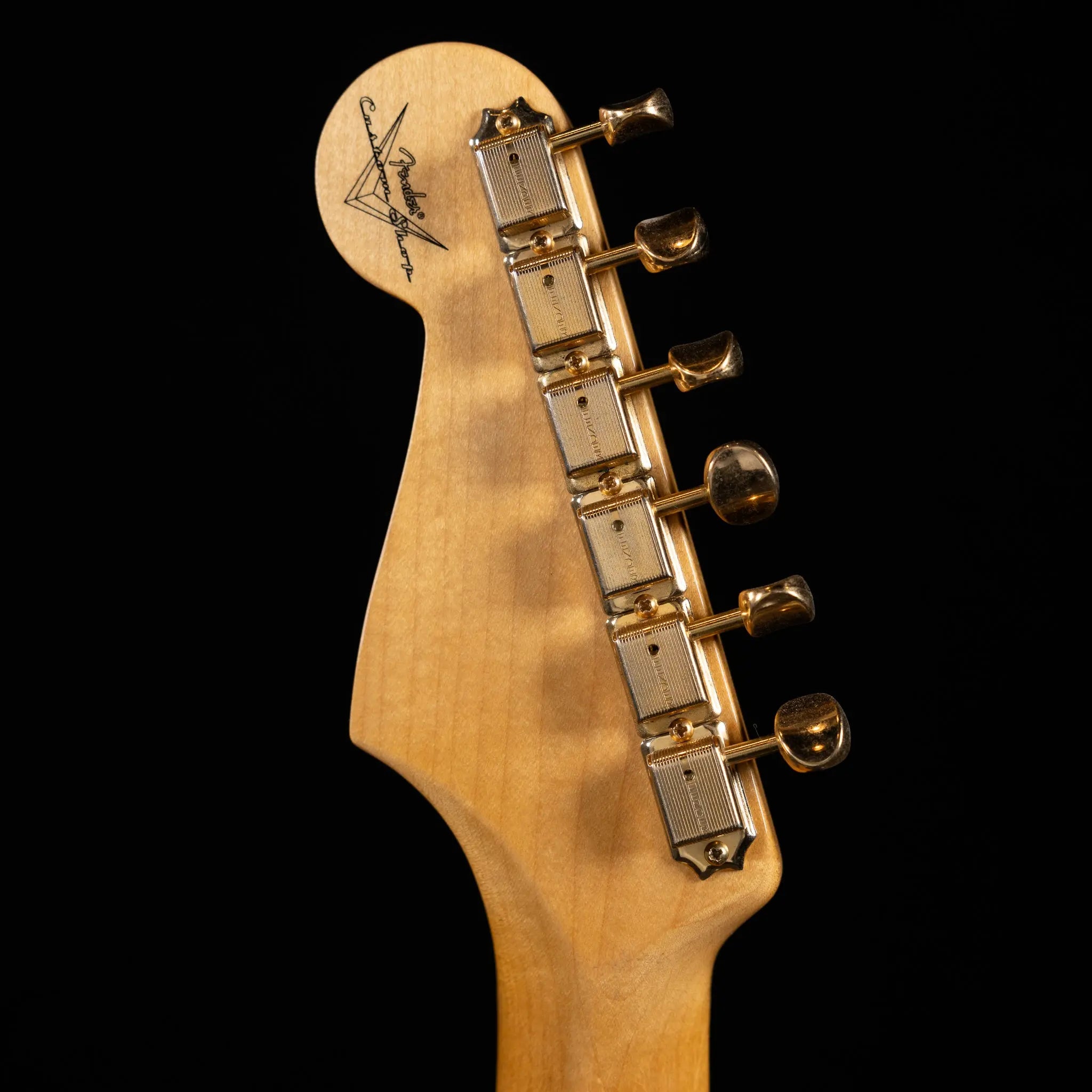 Fender Custom Shop 1955 Stratocaster - Lush Closet Classic - Black w/ Gold Hardware - Midwood Guitar