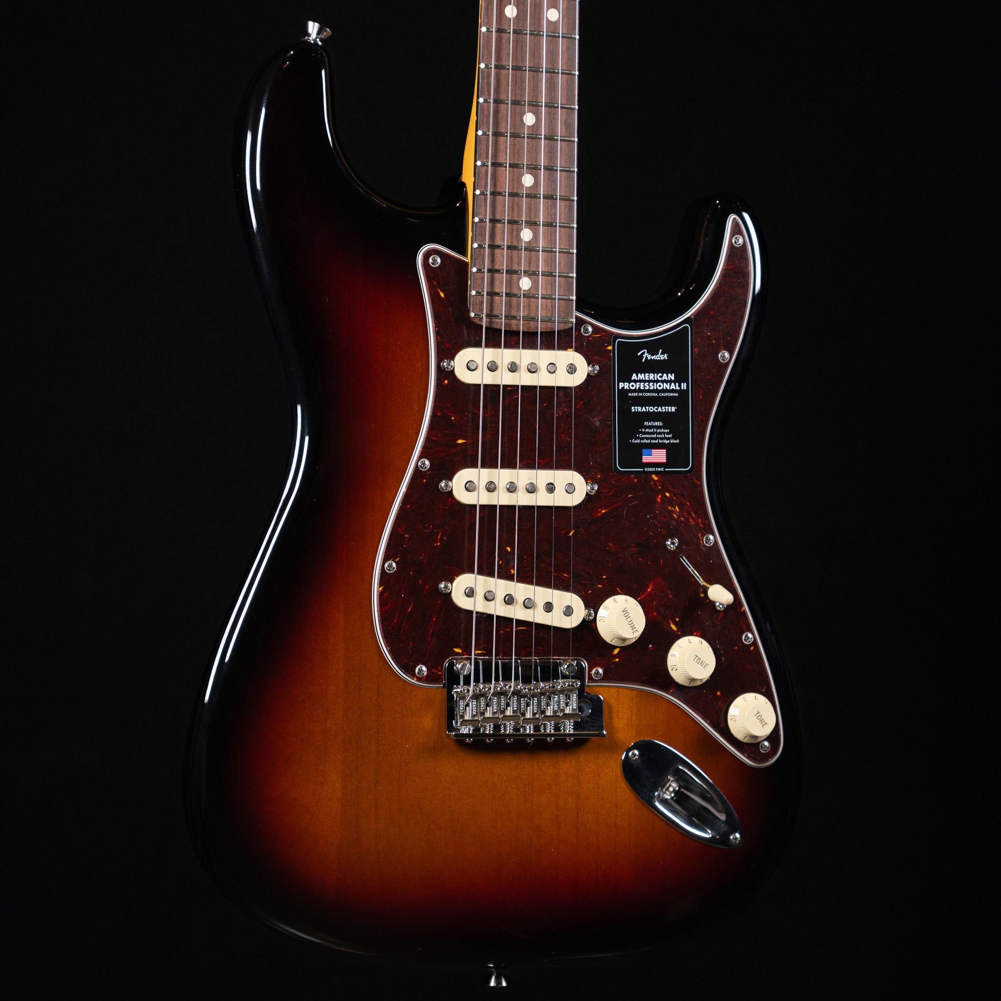 Fender American Professional II Stratocaster - 3-Color Sunburst - Midwood Guitar