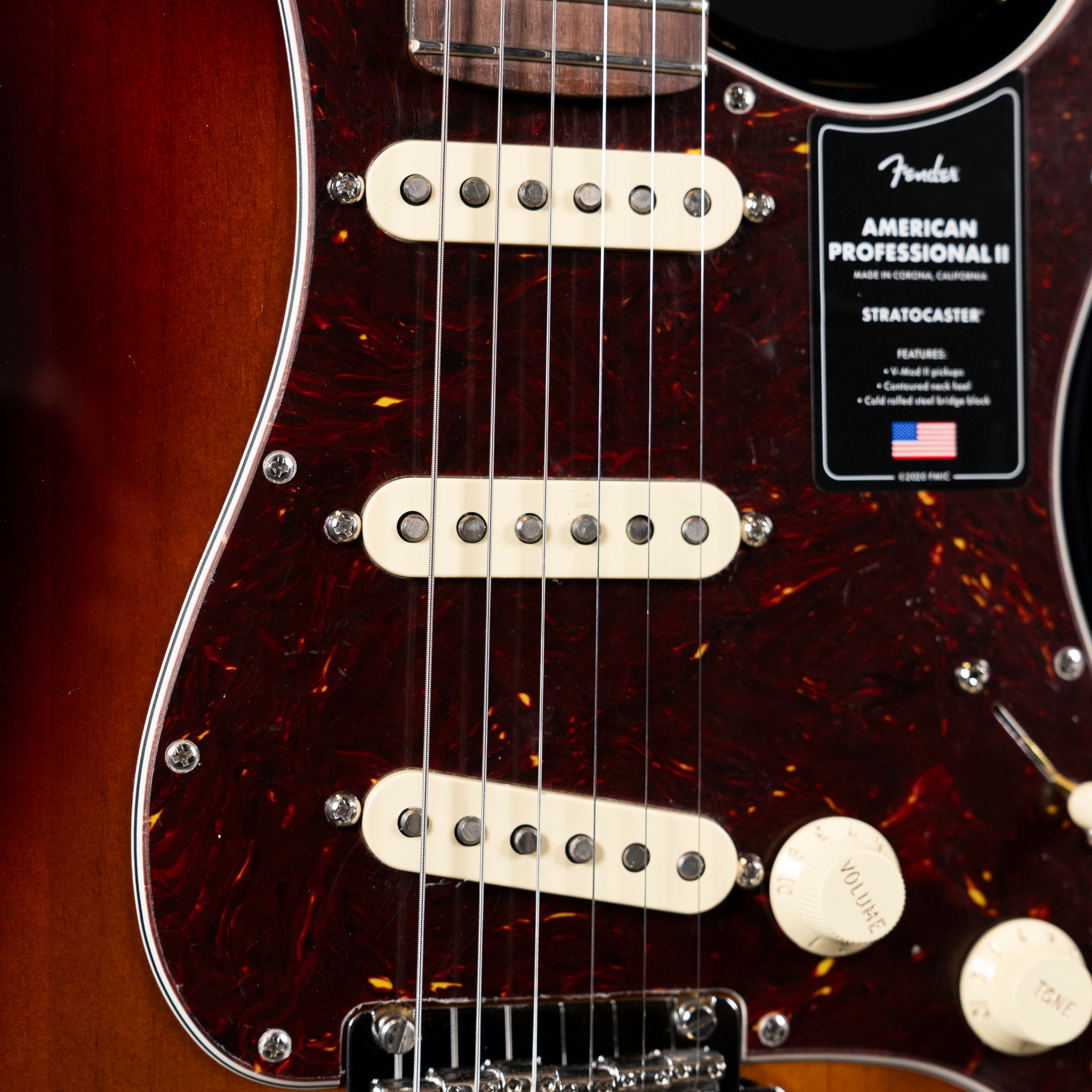 Fender American Professional II Stratocaster - 3-Color Sunburst - Midwood Guitar