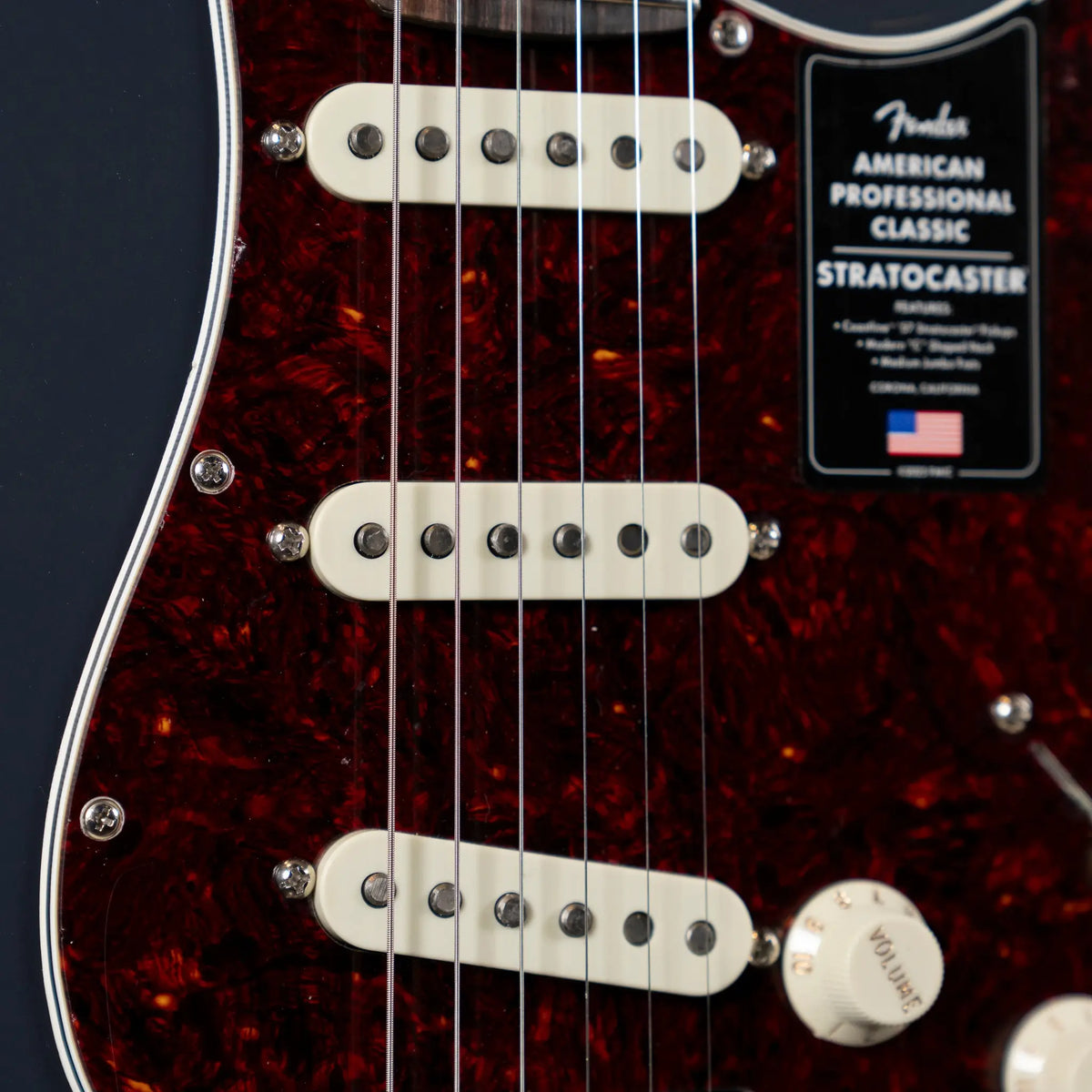 Fender American Professional Classic Stratocaster - Faded Black - Midwood Guitar