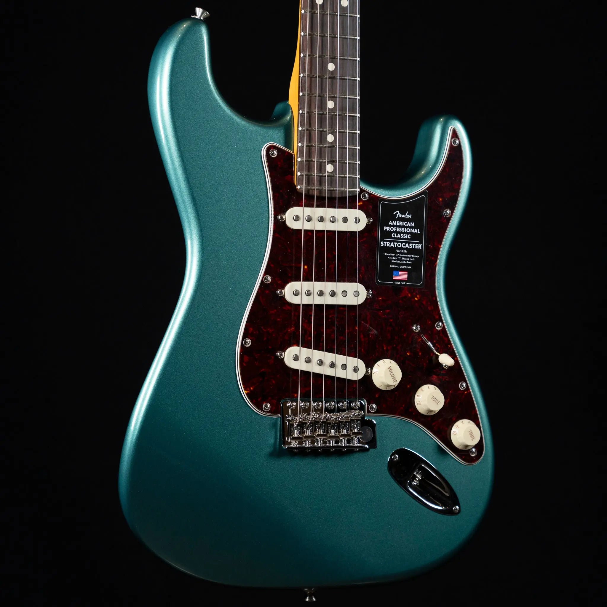 Fender American Professional Classic Stratocaster - Faded Sherwood Metallic - Midwood Guitar