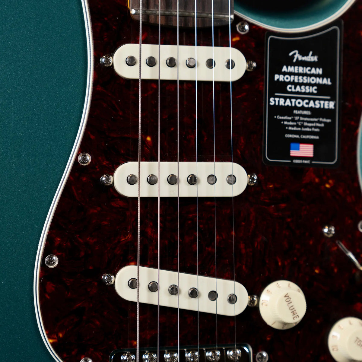 Fender American Professional Classic Stratocaster - Faded Sherwood Metallic - Midwood Guitar