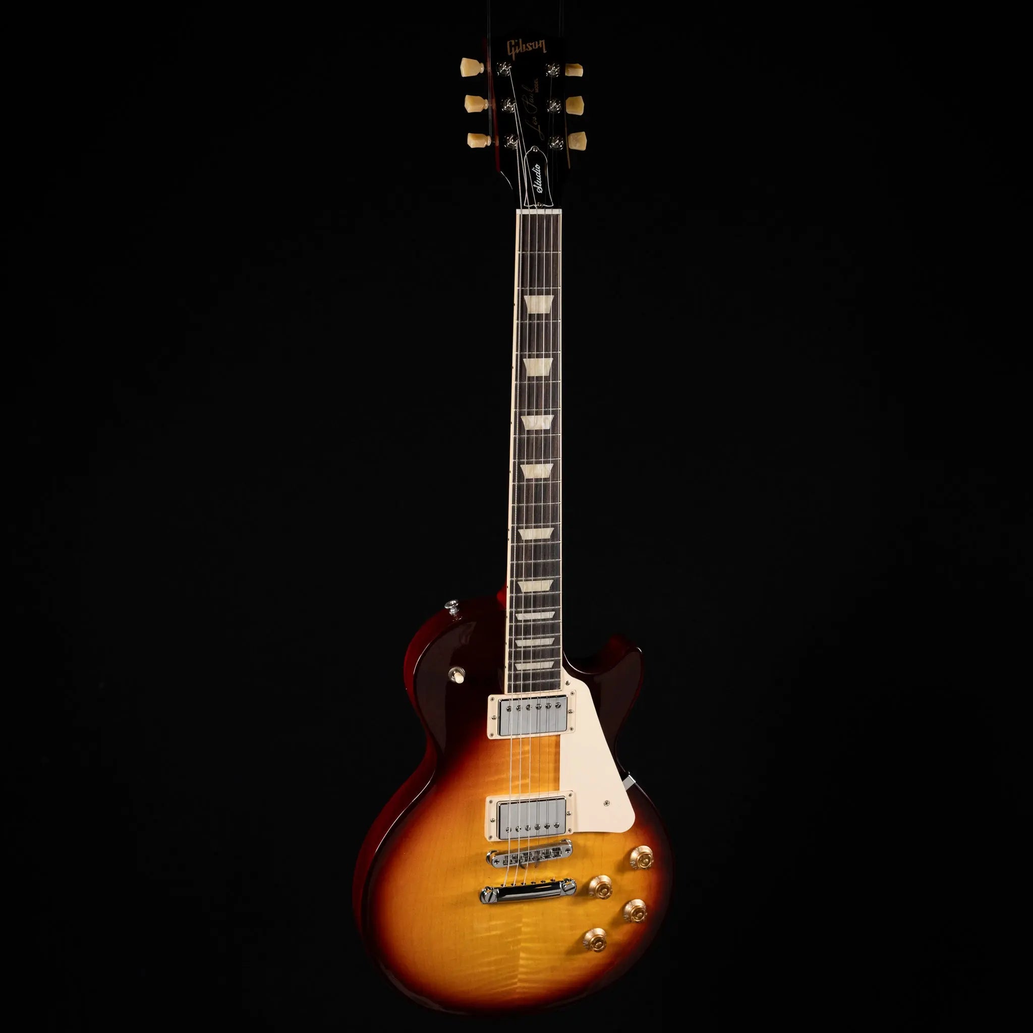 Gibson Les Paul Studio Figured Electric Guitar - Bourbon Burst #0061 - Midwood Guitar