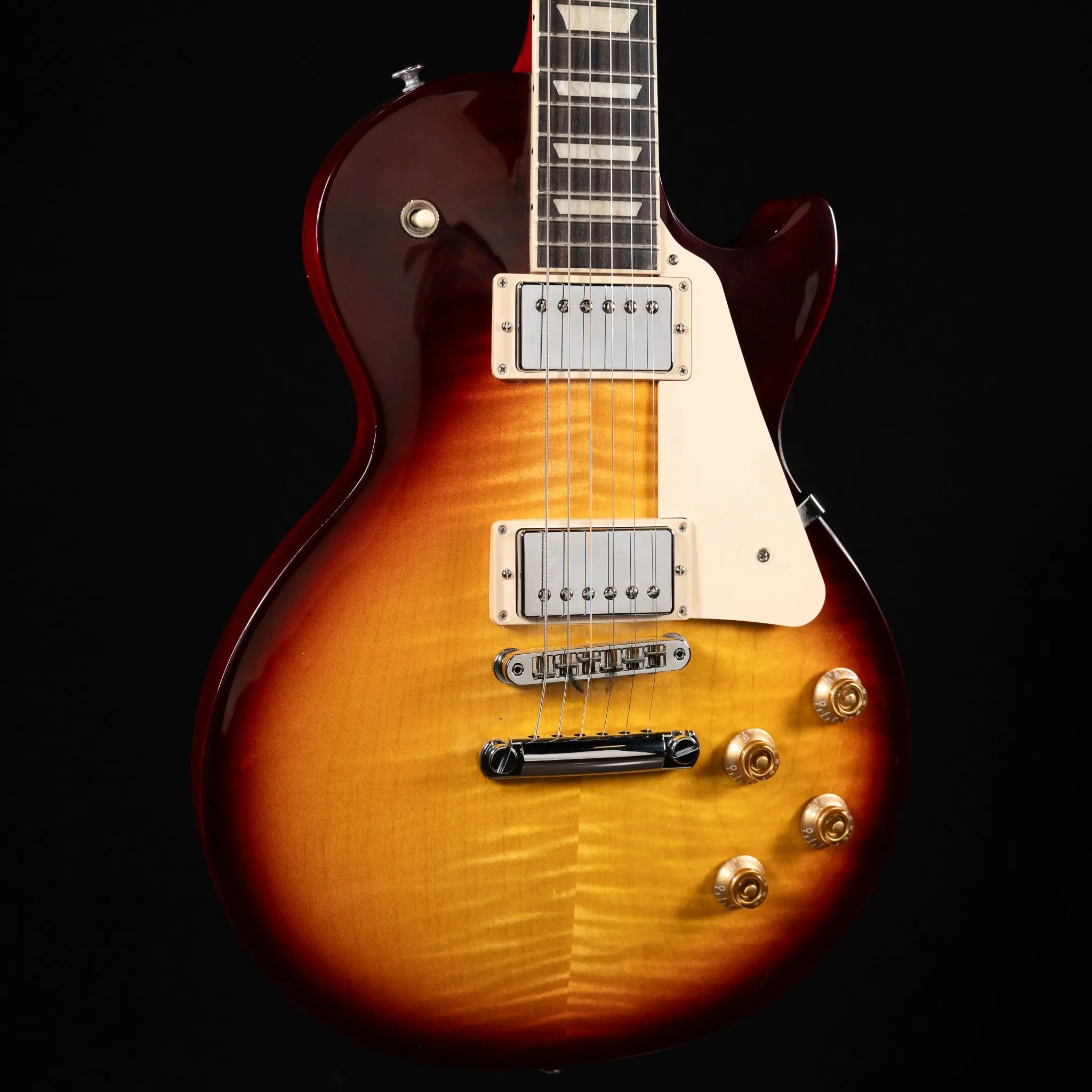Gibson Les Paul Studio Figured Electric Guitar - Bourbon Burst #0061 - Midwood Guitar