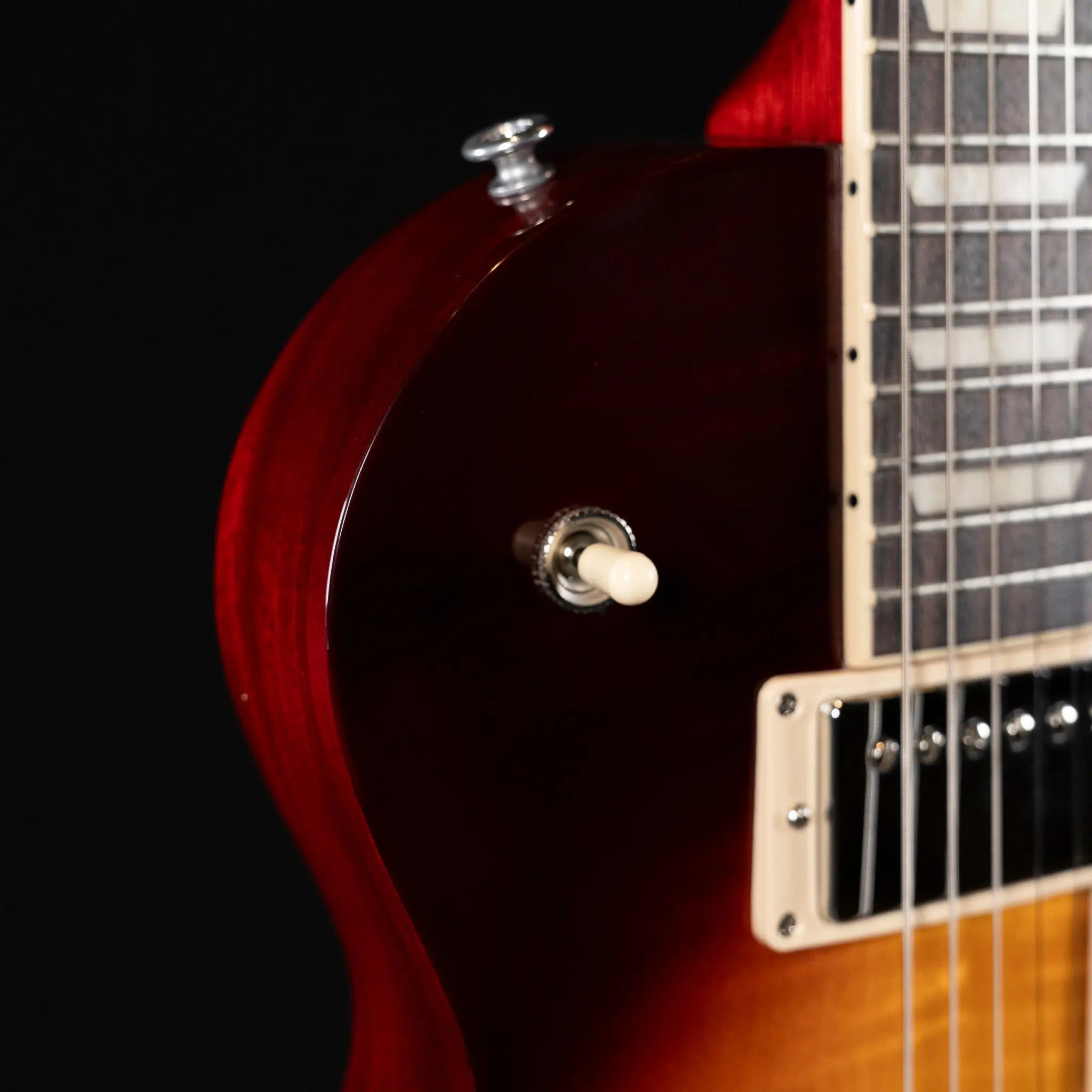 Gibson Les Paul Studio Figured Electric Guitar - Bourbon Burst #0061 - Midwood Guitar