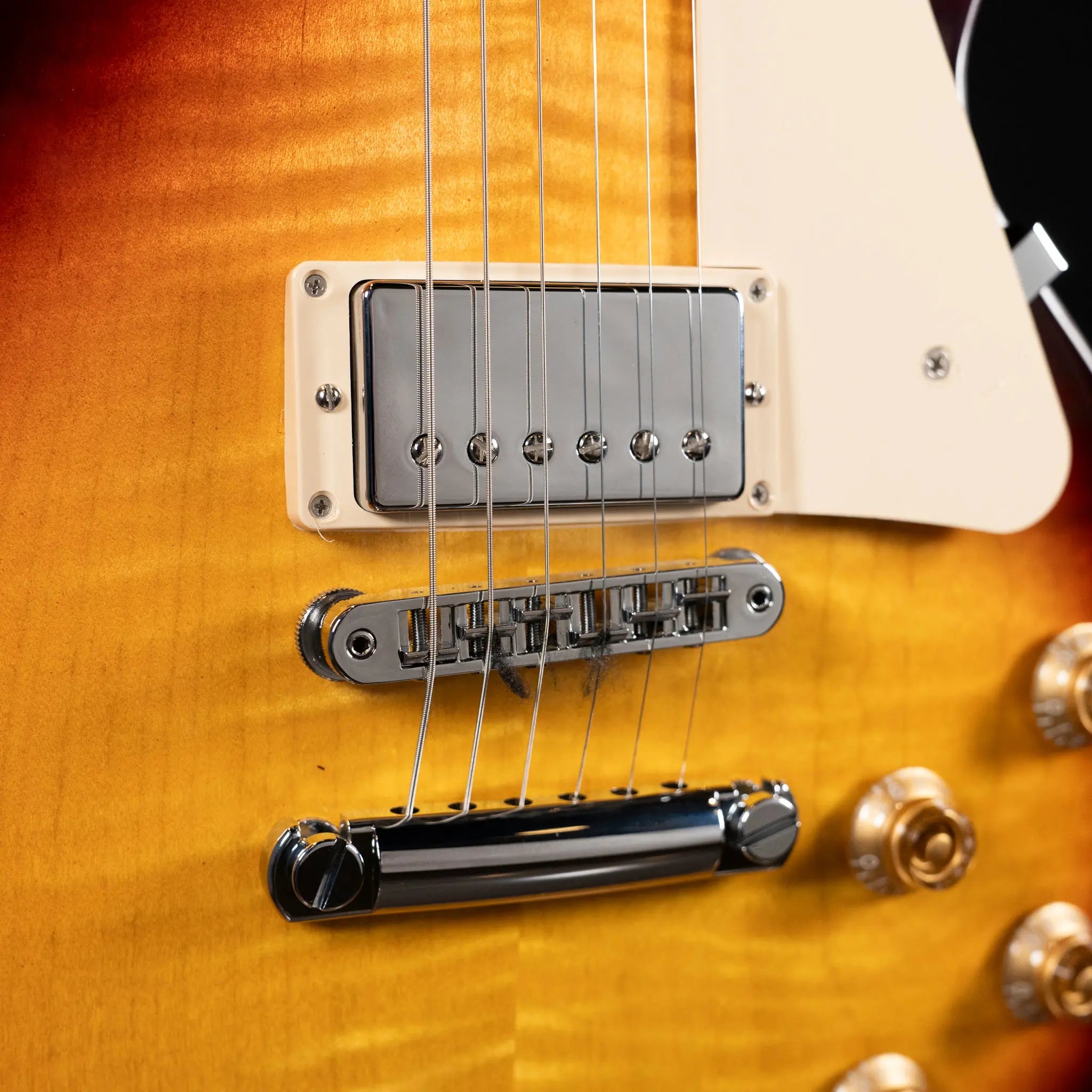 Gibson Les Paul Studio Figured Electric Guitar - Bourbon Burst #0061 - Midwood Guitar