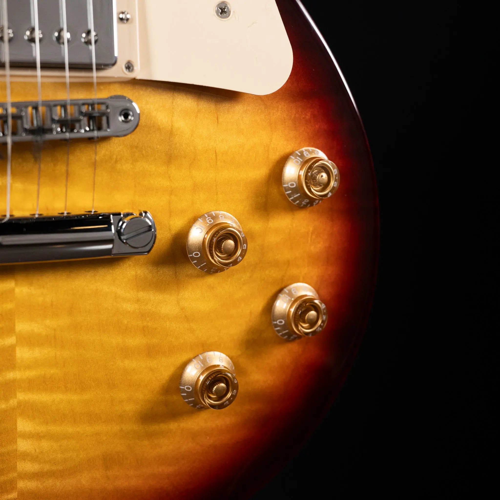 Gibson Les Paul Studio Figured Electric Guitar - Bourbon Burst #0061 - Midwood Guitar