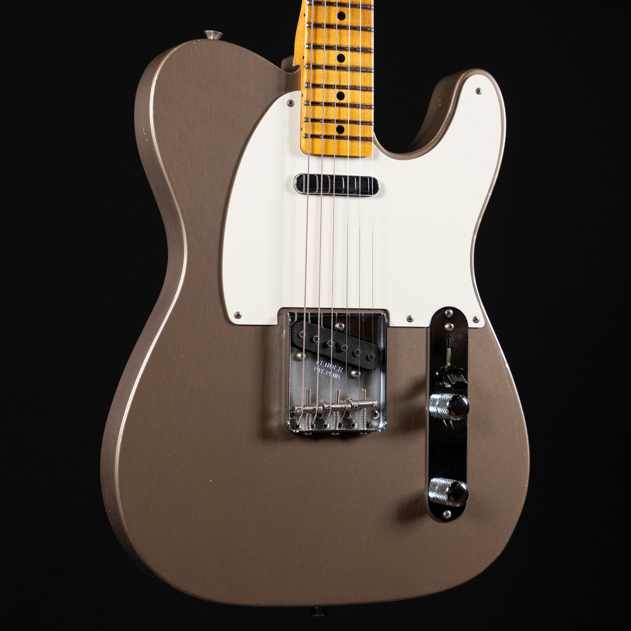 Fender Custom Shop 1955 Telecaster Journeyman Relic - Shoreline Gold - Midwood Guitar
