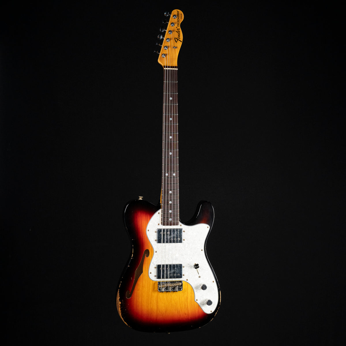 2025 Fender Custom Shop B4 Ltd. Bobbed Tele Thinline - 3 Tone Sunburst | Preowned