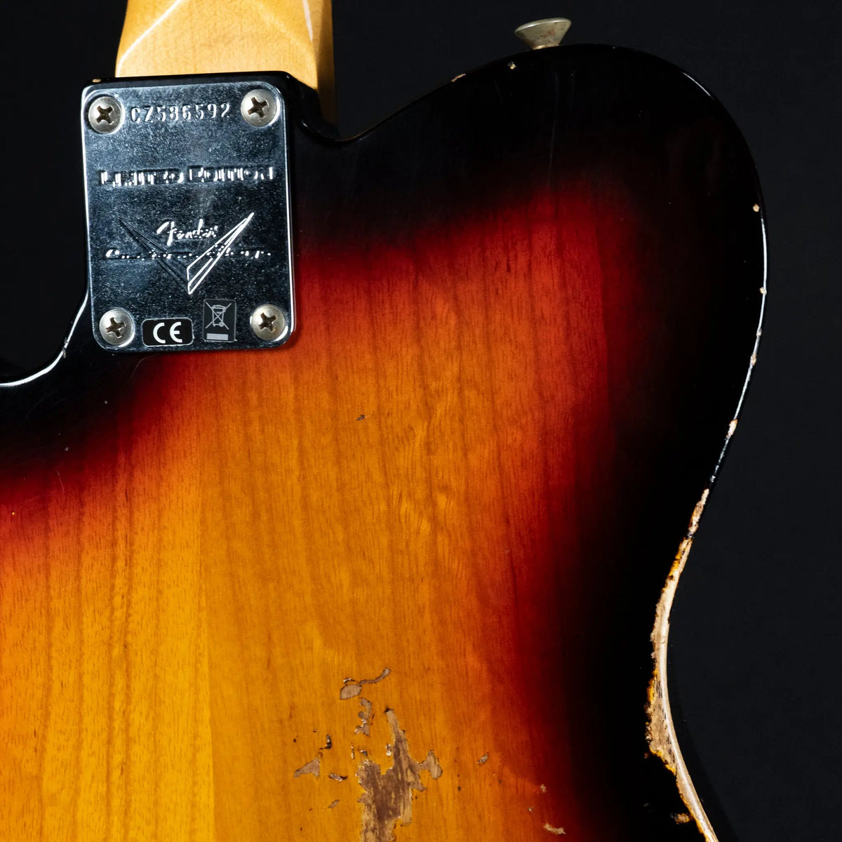 2025 Fender Custom Shop B4 Ltd. Bobbed Tele Thinline - 3 Tone Sunburst | Preowned Fender Custom Shop