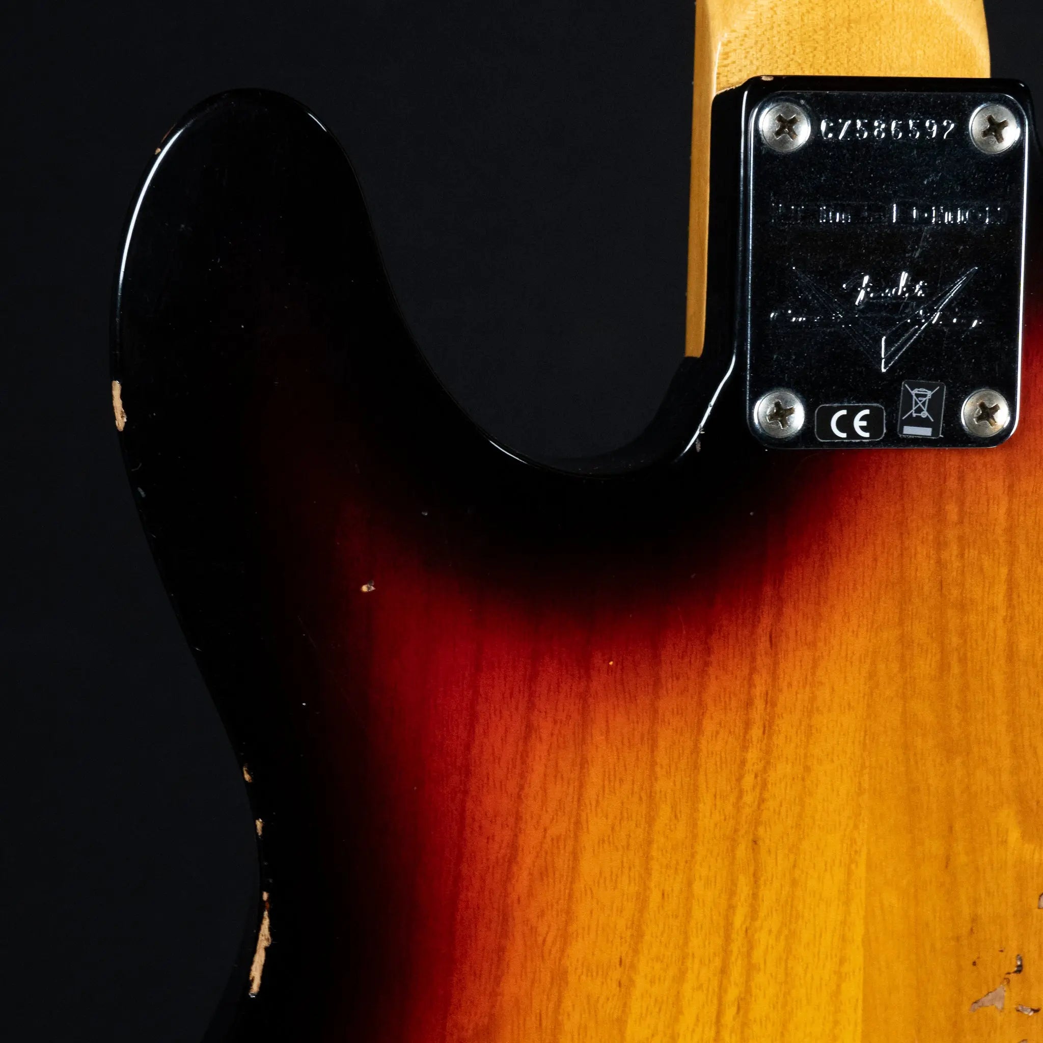 2025 Fender Custom Shop B4 Ltd. Bobbed Tele Thinline - 3 Tone Sunburst | Preowned Fender Custom Shop