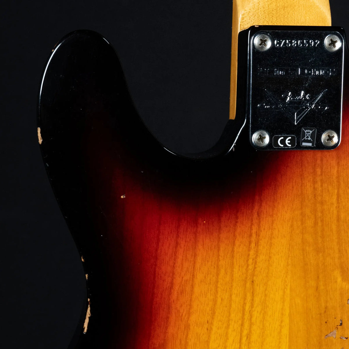 2025 Fender Custom Shop B4 Ltd. Bobbed Tele Thinline - 3 Tone Sunburst | Preowned Fender Custom Shop