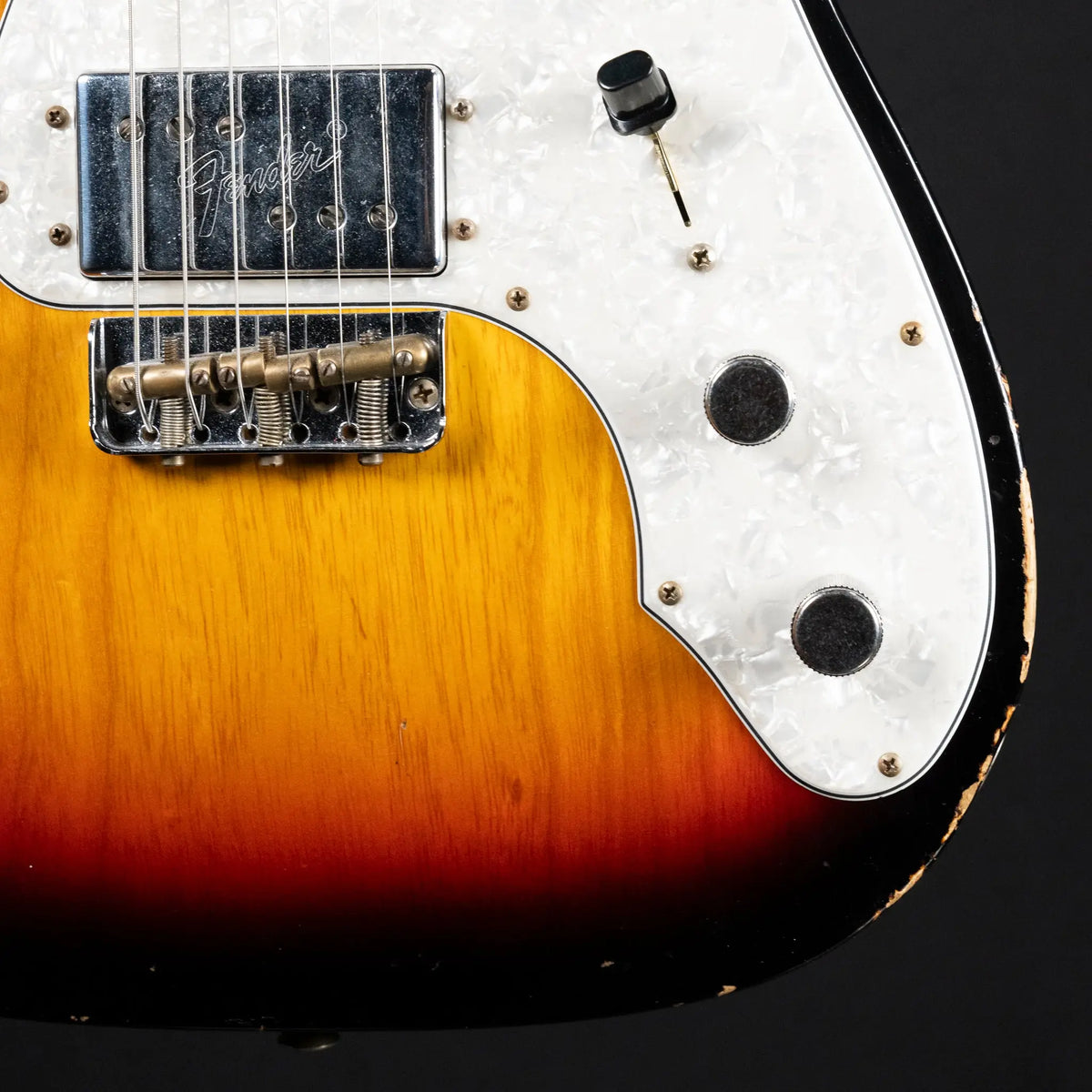 2025 Fender Custom Shop B4 Ltd. Bobbed Tele Thinline - 3 Tone Sunburst | Preowned Fender Custom Shop