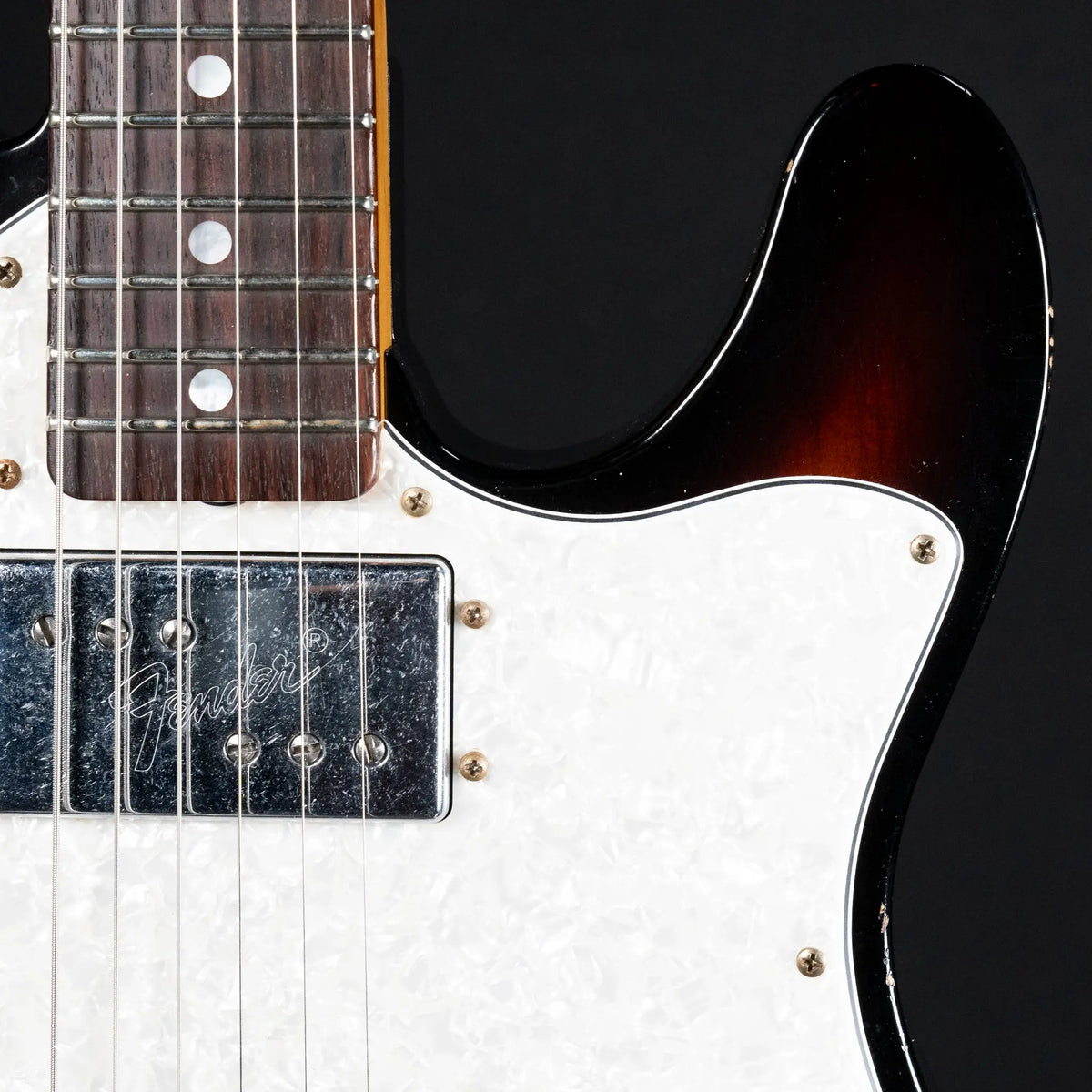 2025 Fender Custom Shop B4 Ltd. Bobbed Tele Thinline - 3 Tone Sunburst | Preowned Fender Custom Shop