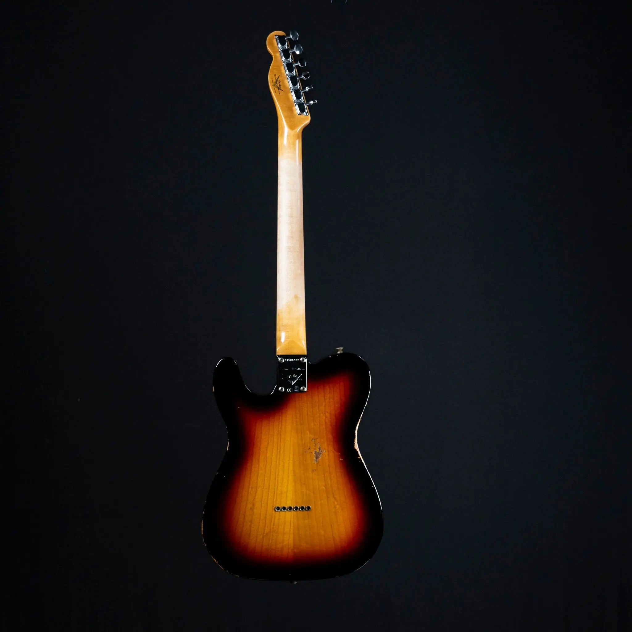 2025 Fender Custom Shop B4 Ltd. Bobbed Tele Thinline - 3 Tone Sunburst | Preowned Fender Custom Shop