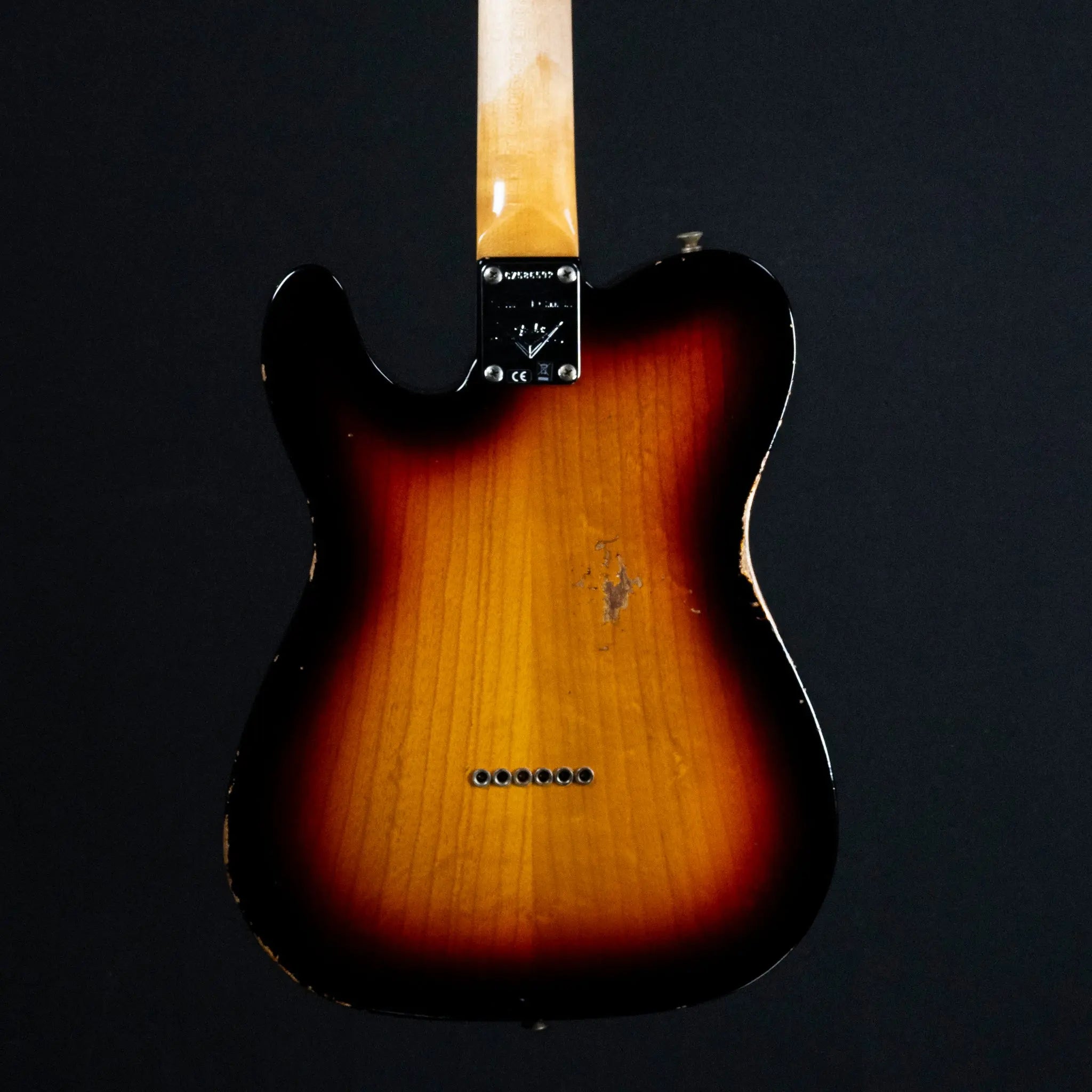2025 Fender Custom Shop B4 Ltd. Bobbed Tele Thinline - 3 Tone Sunburst | Preowned Fender Custom Shop