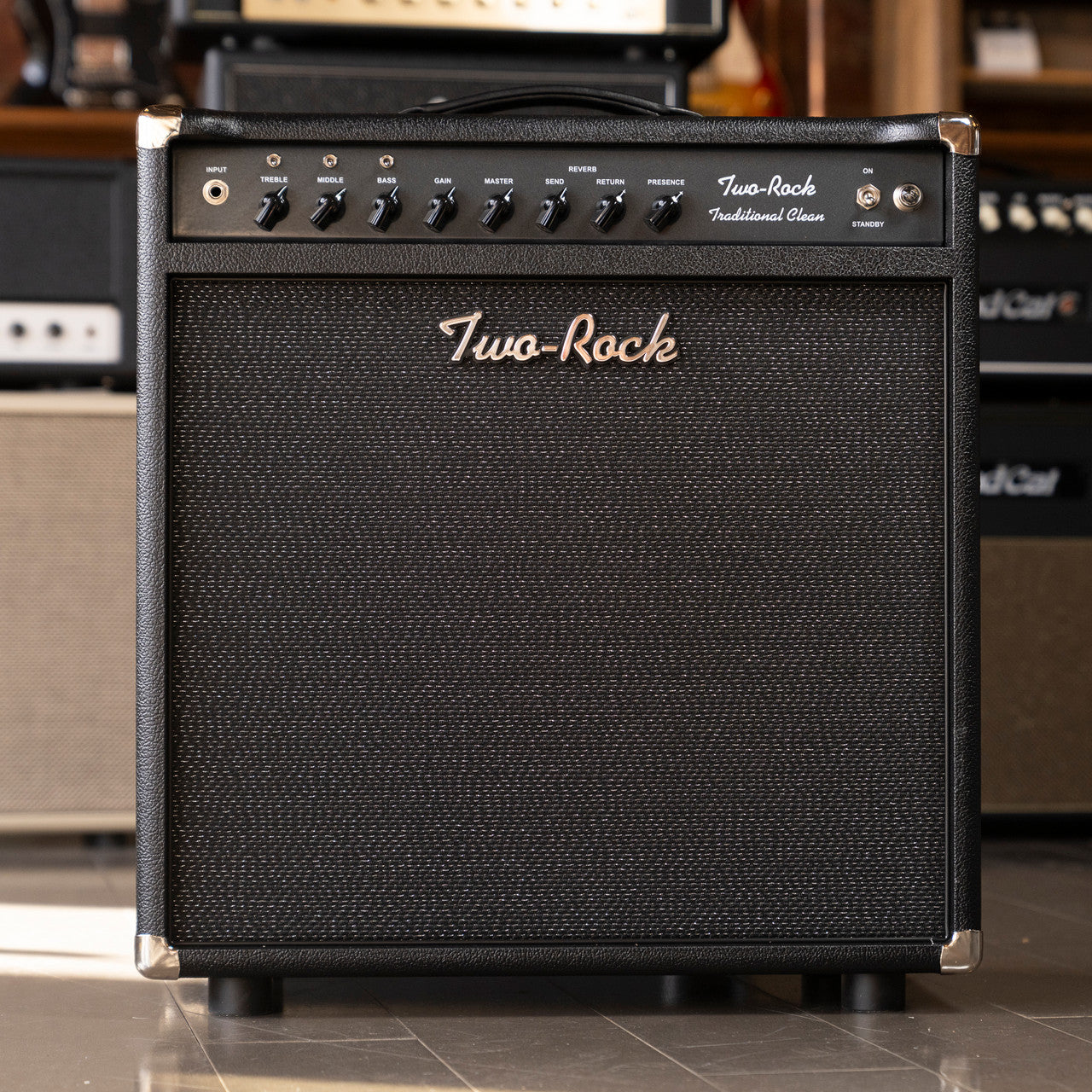 Two-Rock Traditional Clean 100 Combo – Black Bronco / Sparkle Matrix Grill