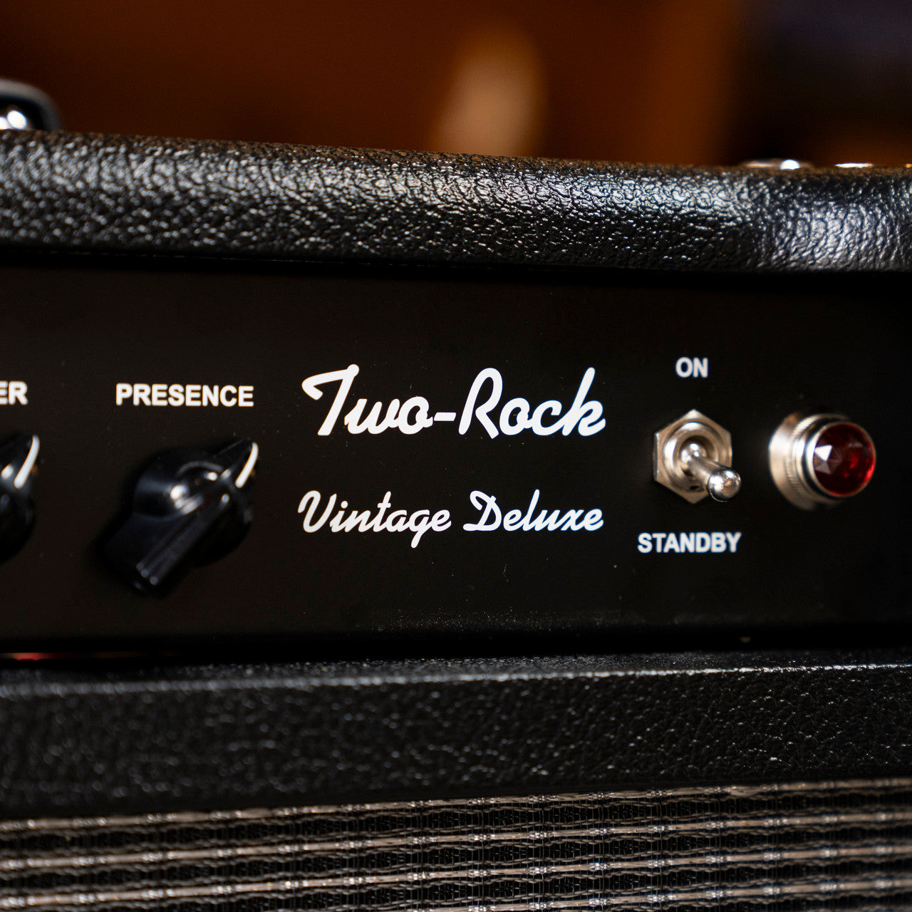 Two-Rock Vintage Deluxe 35W Head – Black Bronco with Vintage Silver Grill