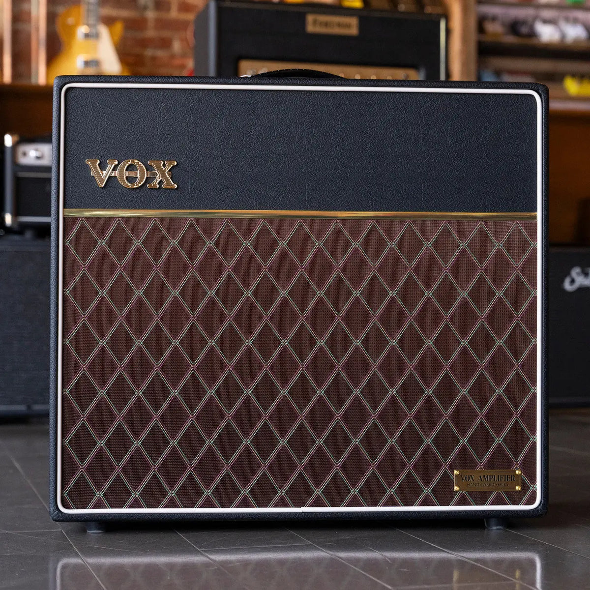 Vox AC15 Hand-Wired 1X12 Combo Guitar Amplifier - Greenback Speaker - Midwood Guitar