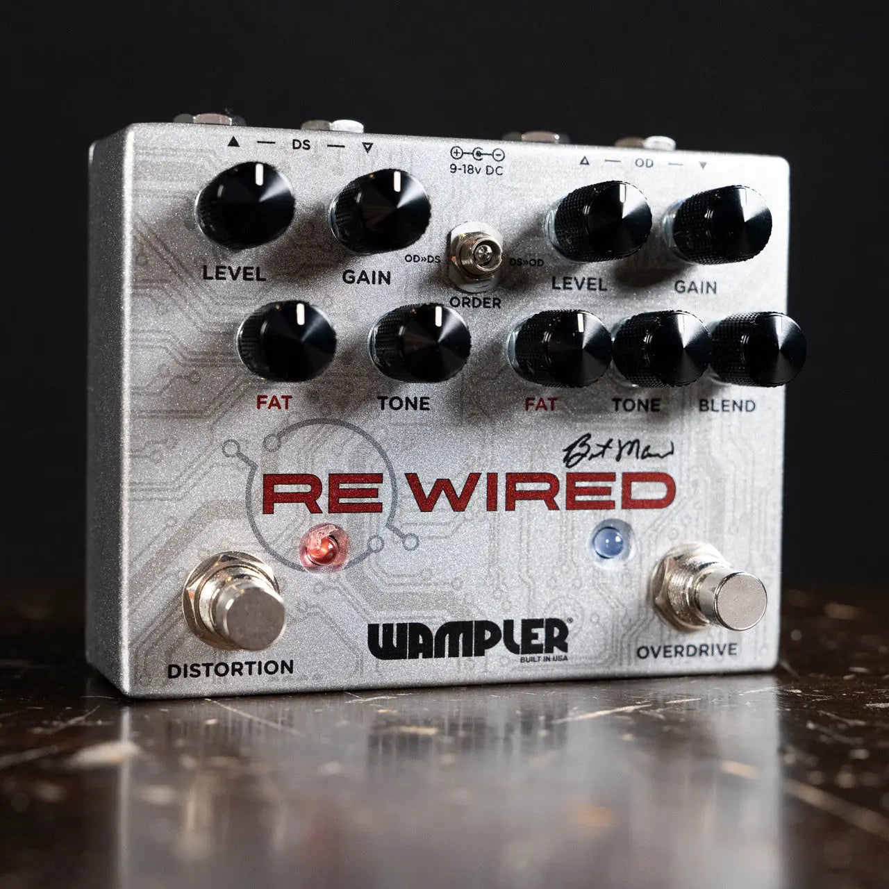 Wampler ReWired Brent Mason Signature Overdrive Distortion Pedal