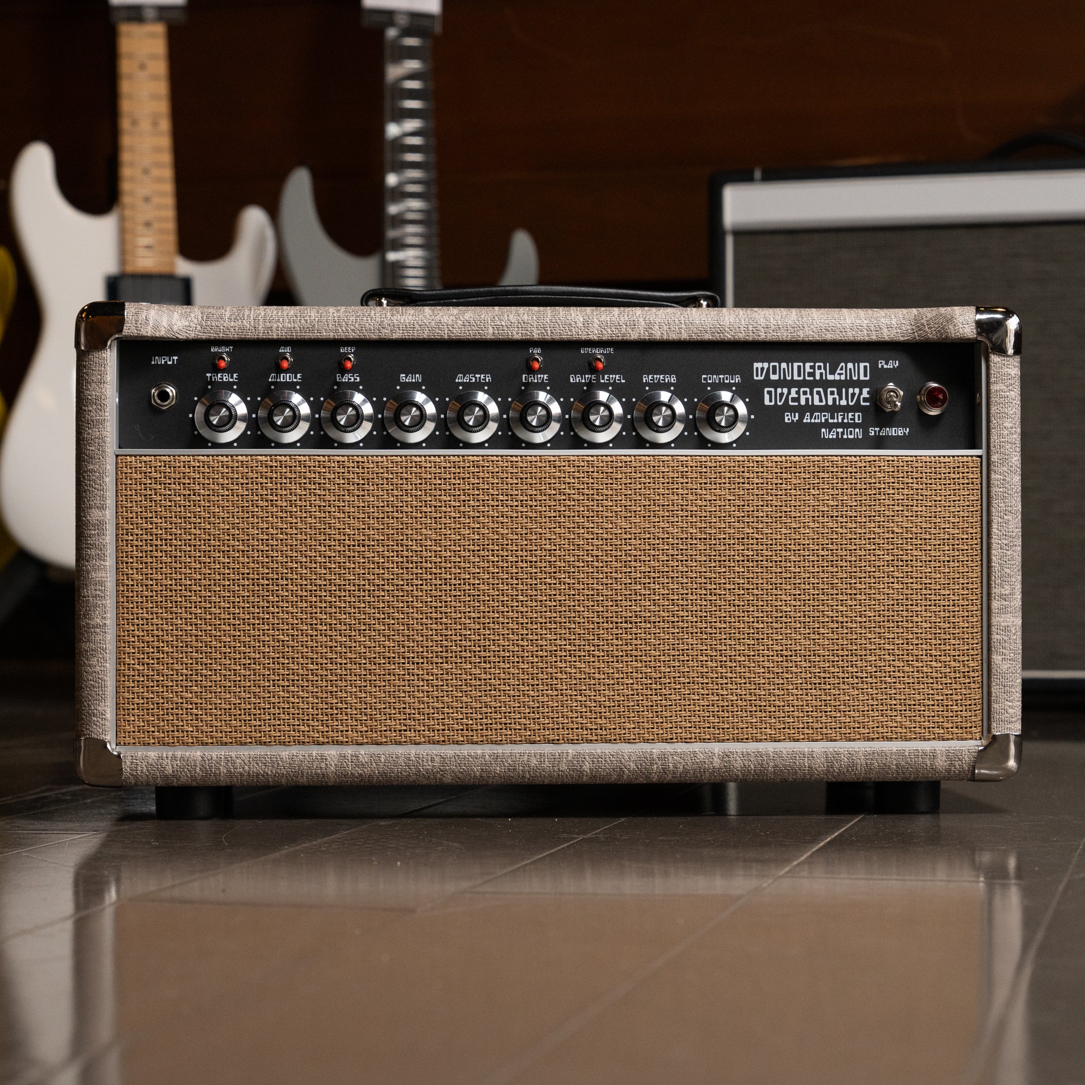 2025 Amplified Nation Wonderland V2 Overdrive 22W Head - Fawn - Midwood Guitar