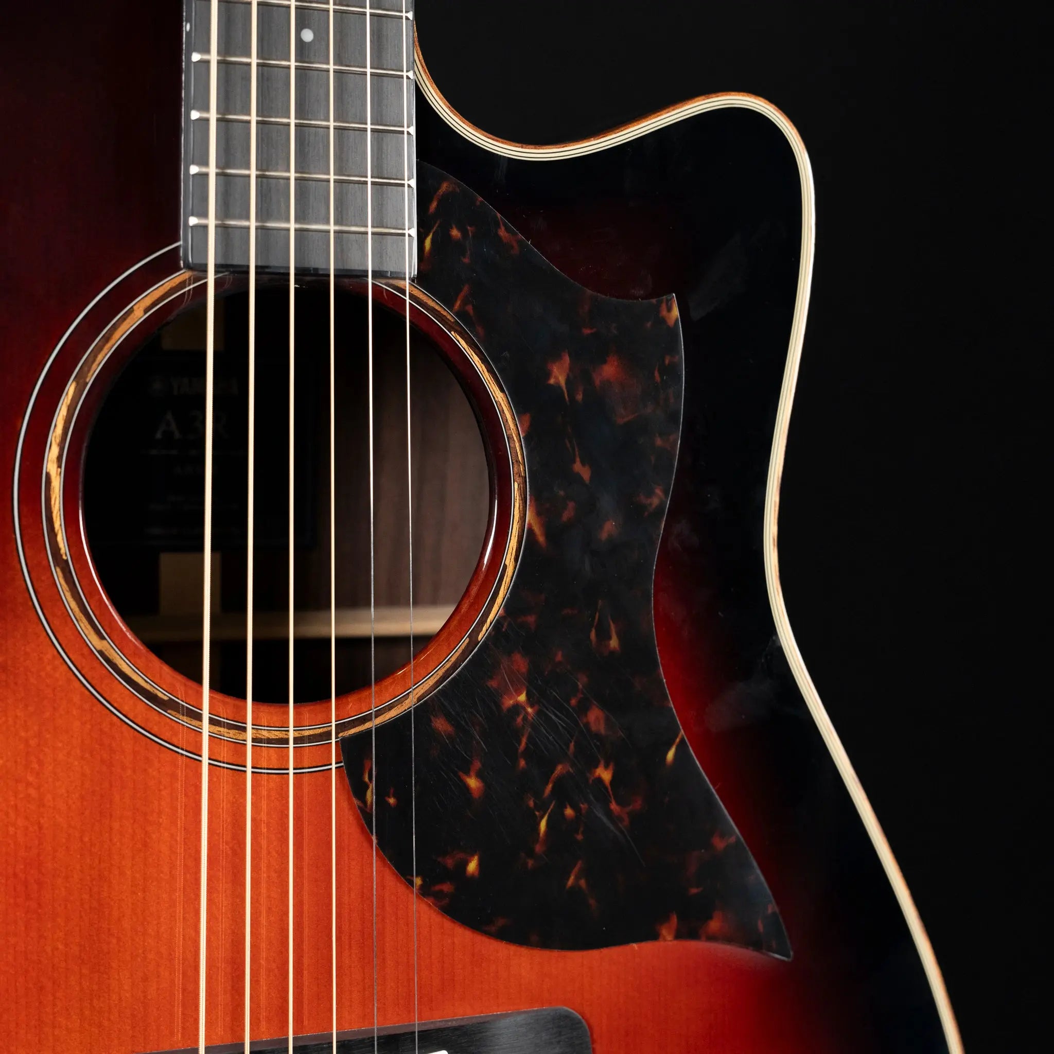 Yamaha A3R ARE Dreadnought Cutaway - Tobacco Brown Sunburst - Midwood Guitar
