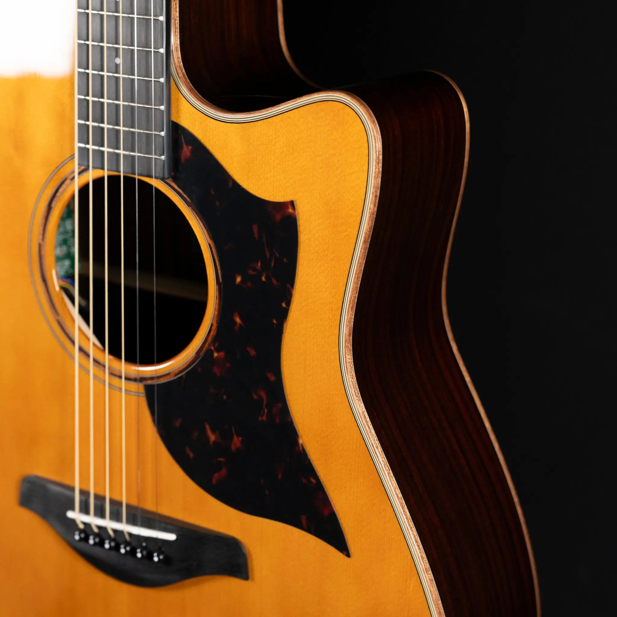 Yamaha A3R ARE Dreadnought Cutaway - Vintage Natural #0575 - Midwood Guitar