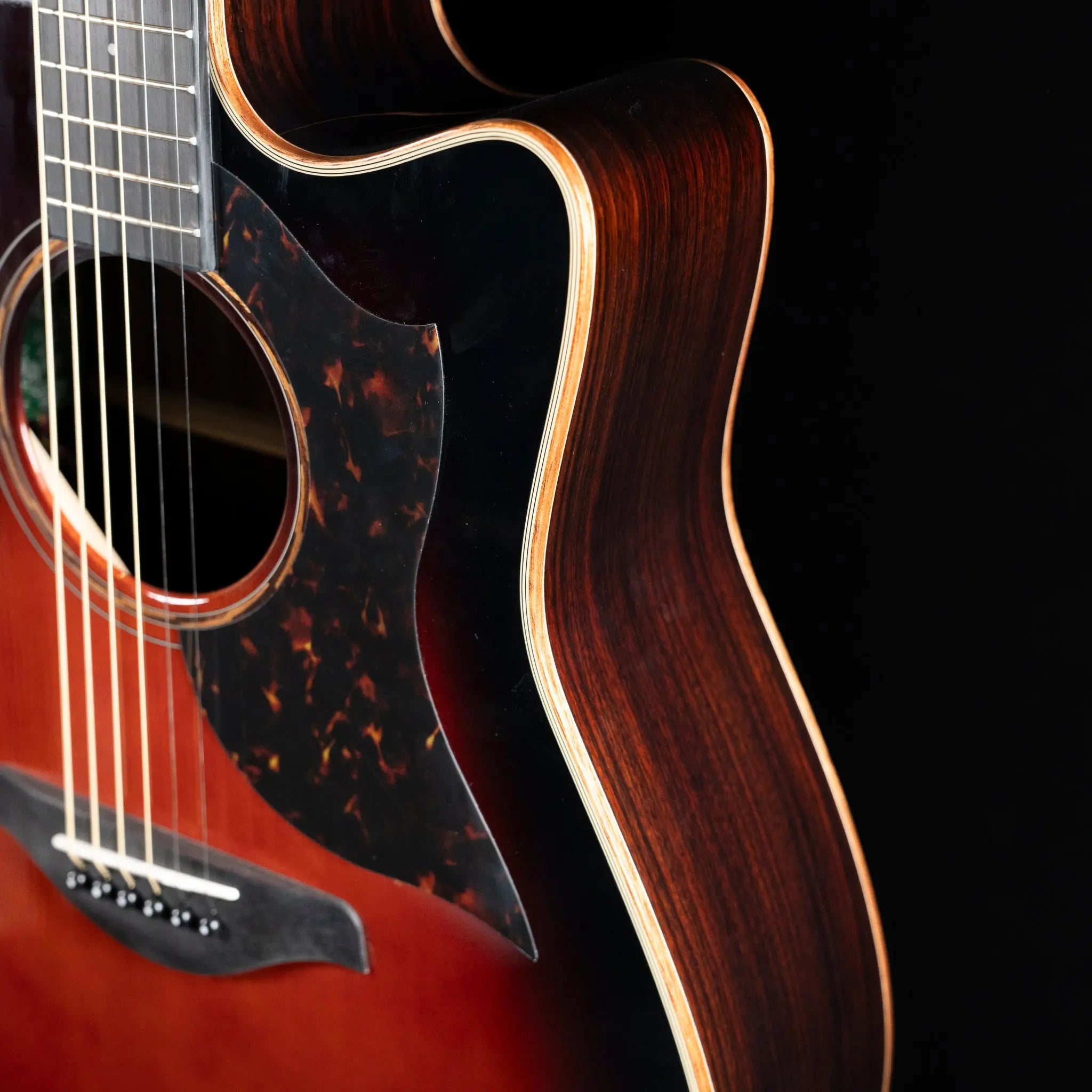 Yamaha A3R ARE Dreadnought Cutaway - Tobacco Brown Sunburst - Midwood Guitar