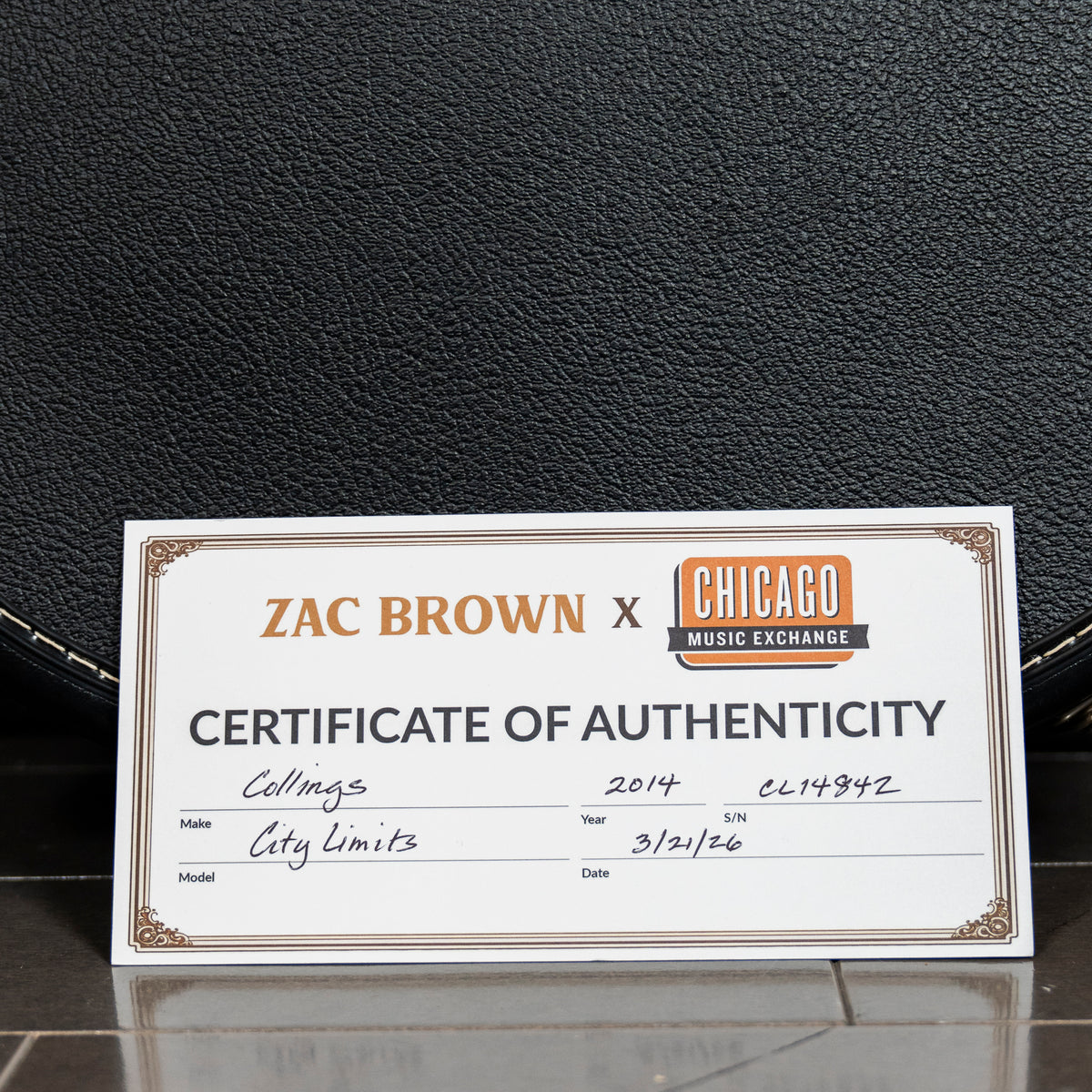 2014 Collings City Limits Sunburst - Stage Used By Zac Brown | Preowned