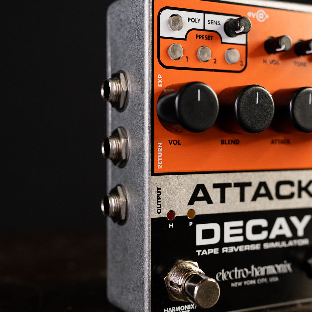 ELECTRO HARMONIX ATTACK DECAY Tape Reverse Simulator テープ