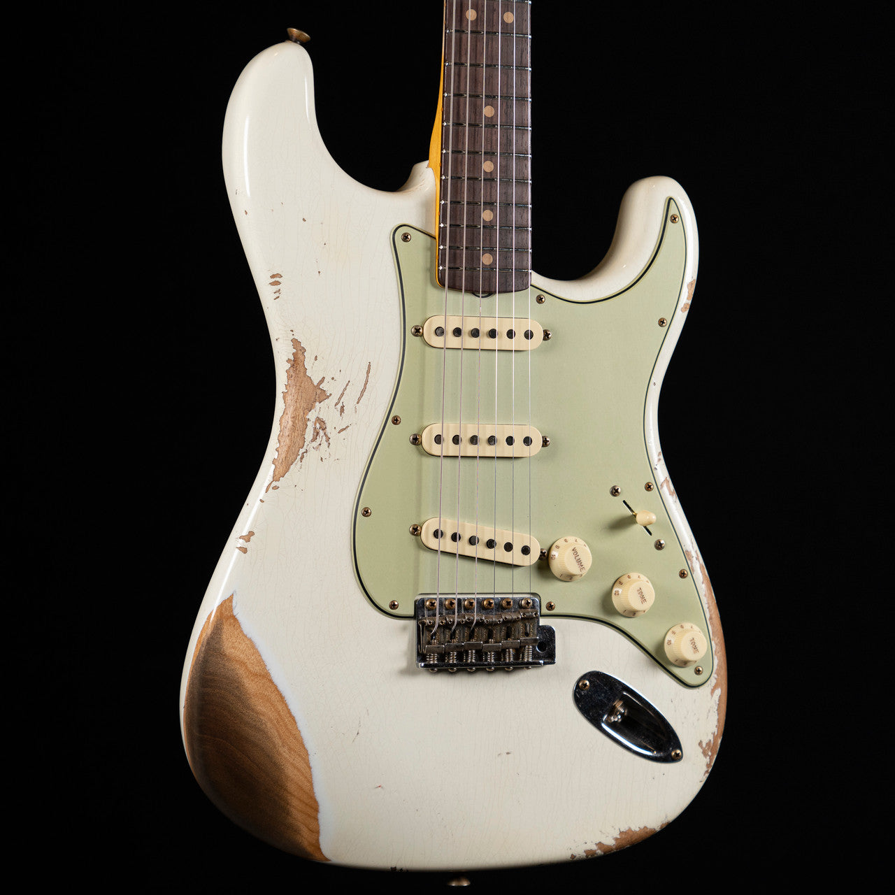Fender Custom Shop Limited Edition 1964 L-Series Stratocaster Heavy Relic - Aged Olympic White