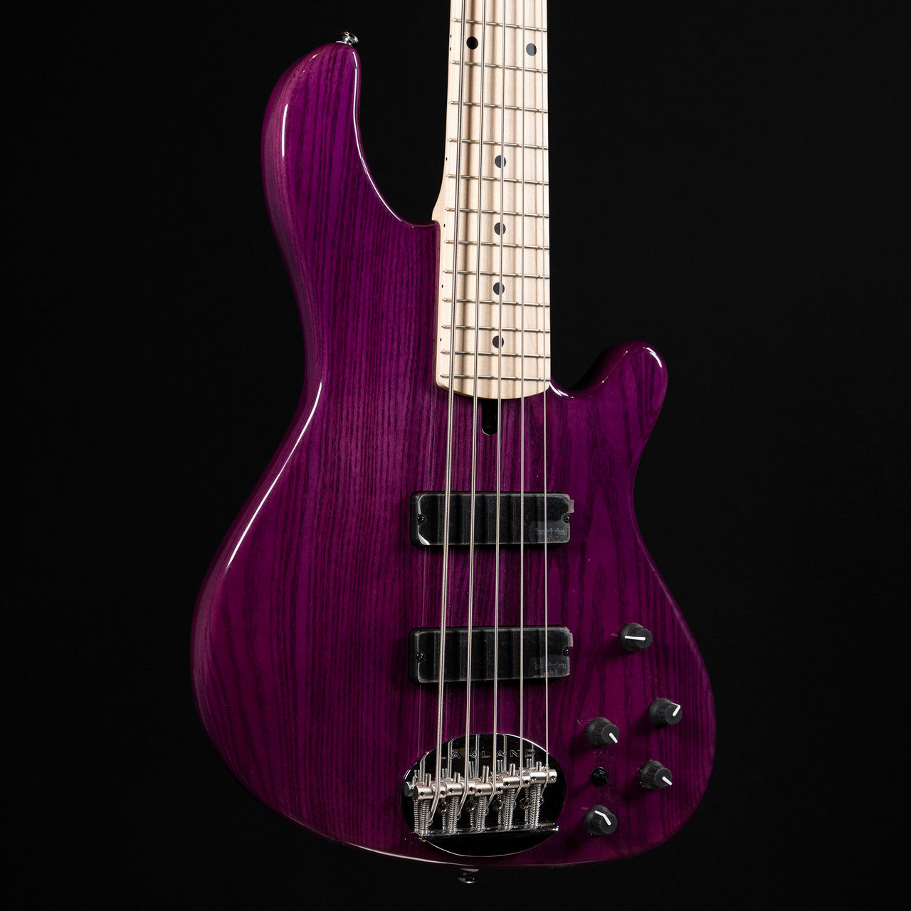 Lakland Skyline Series 55-0S 5 String Bass w/ Bartolini Pickups - Trans Purple
