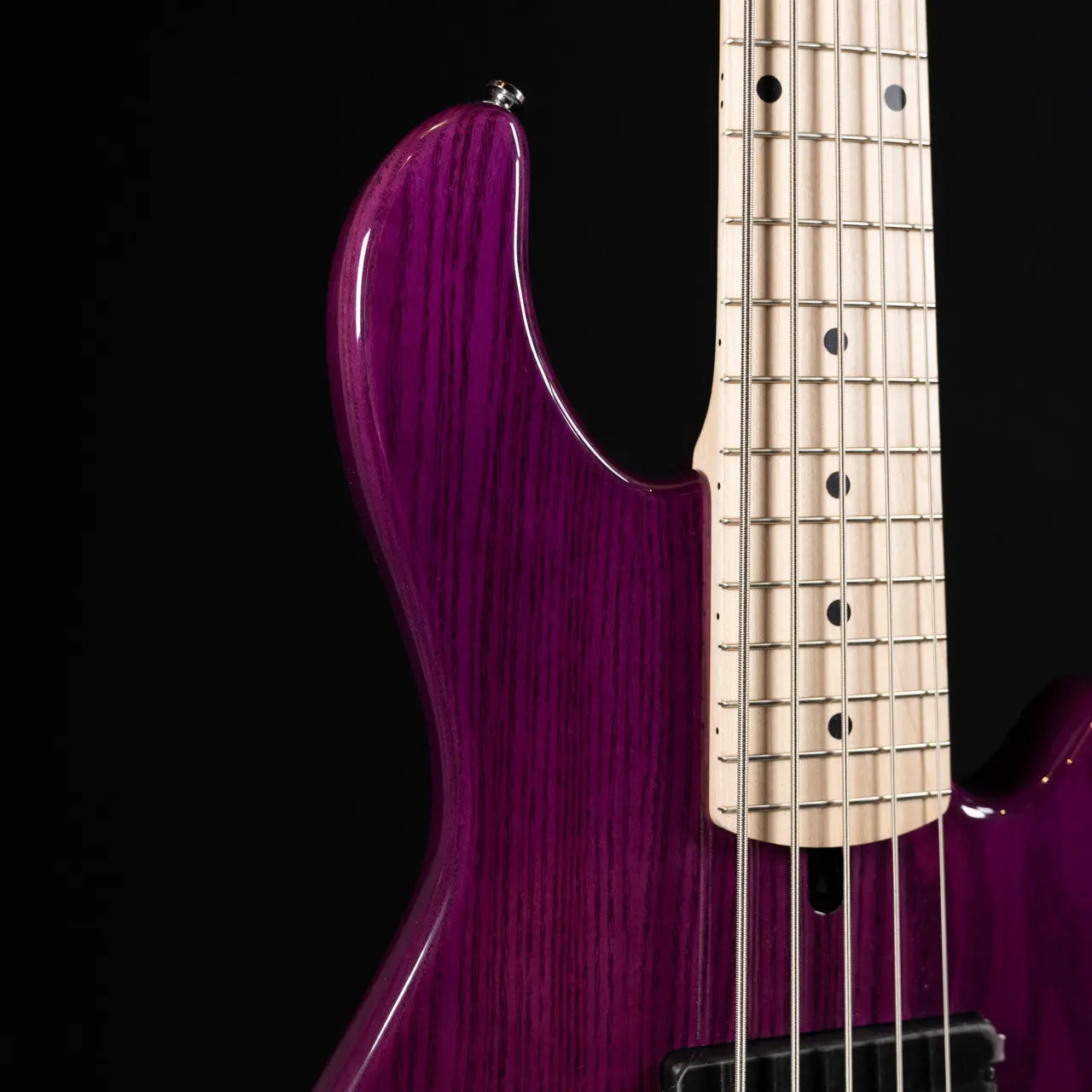 Lakland Skyline 55-OS 5-String Bass - Trans Purple | Store Demo
