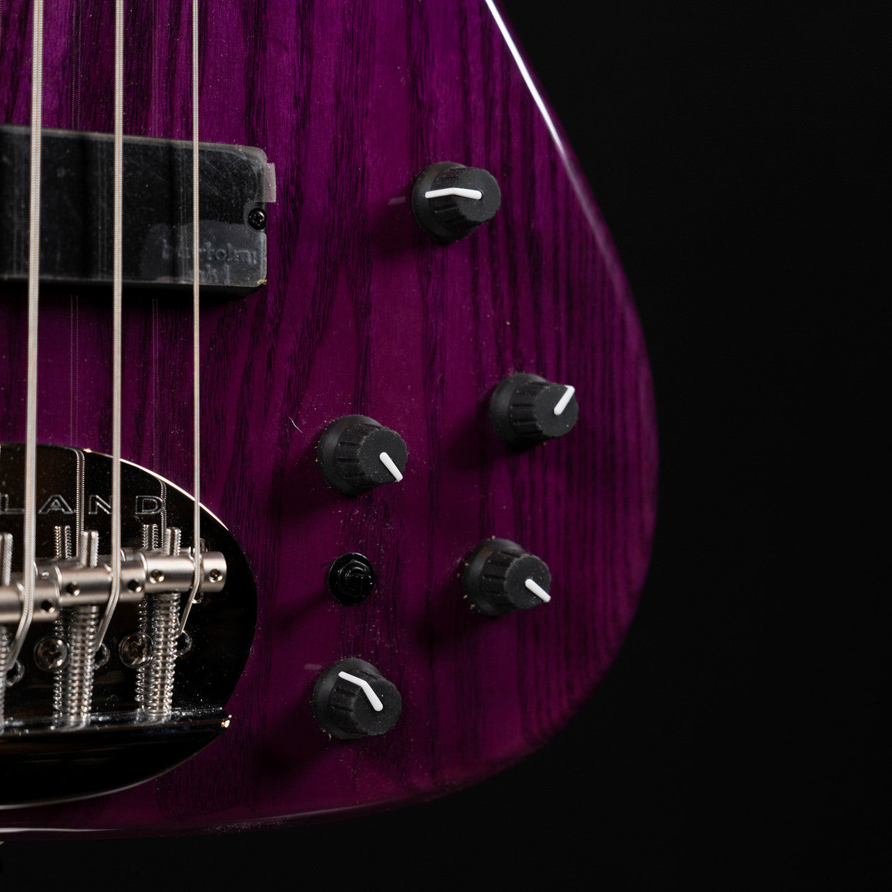 Lakland Skyline 55-OS 5-String Bass - Trans Purple