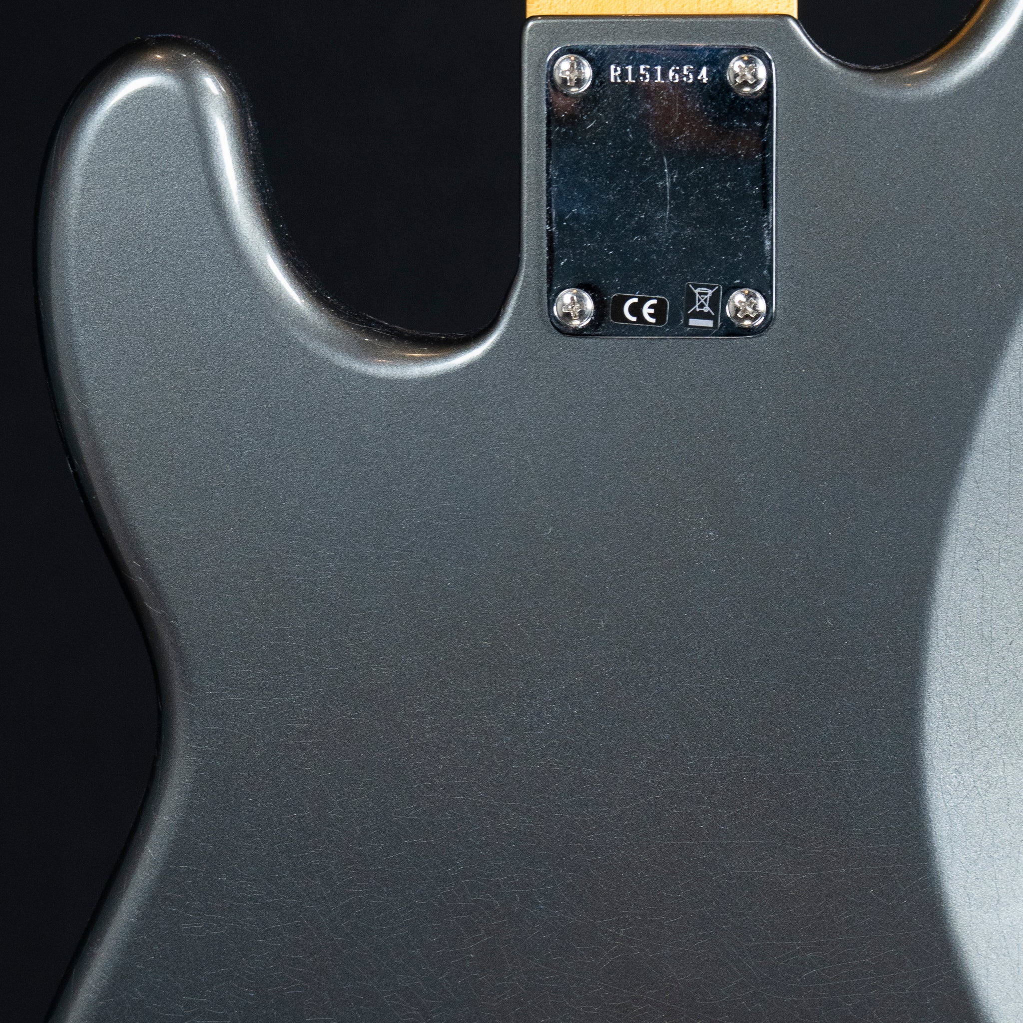 Fender Custom Shop Sean Hurley Signature Precision Bass | Aged Charcoal Frost Metallic