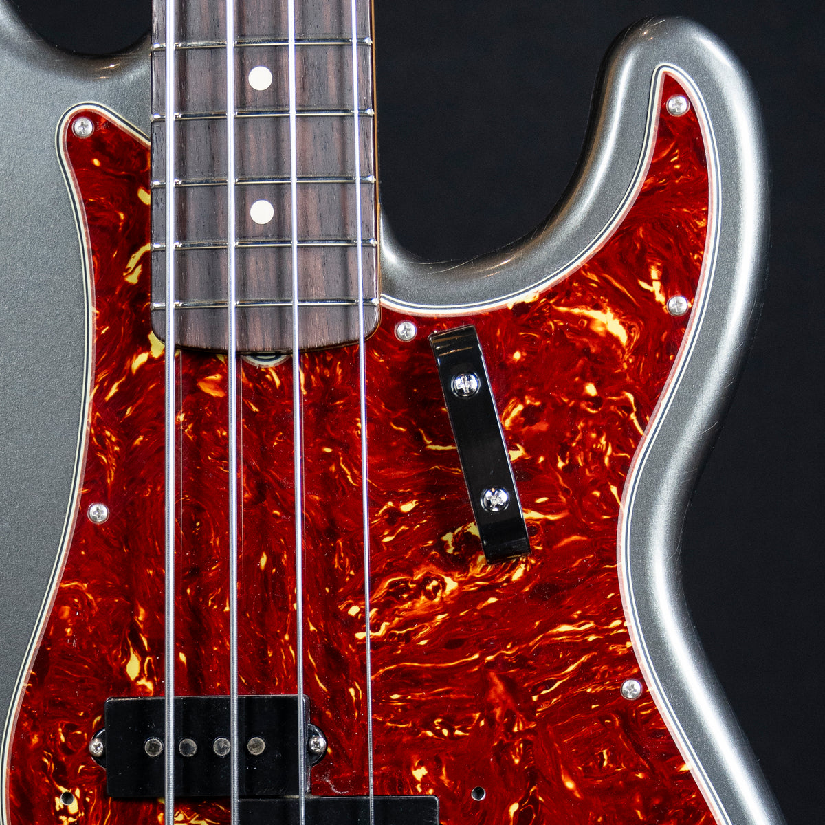 Fender Custom Shop Sean Hurley Signature Precision Bass | Aged Charcoal Frost Metallic