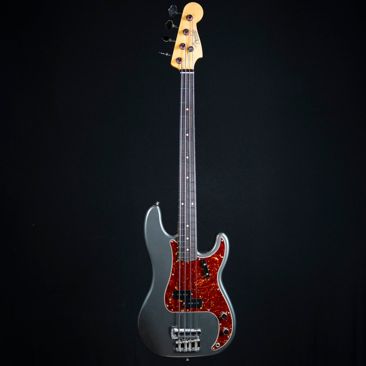 Fender Custom Shop Sean Hurley Signature Precision Bass | Aged Charcoal Frost Metallic