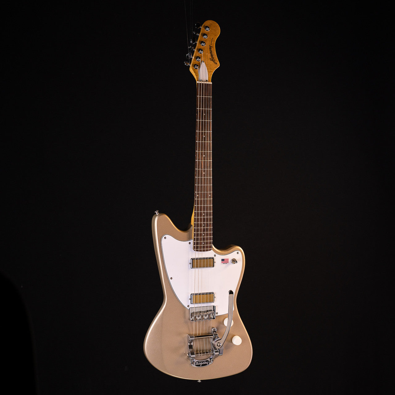 Harmony Silhouette Electric Guitar - Champagne w/ Bigsby - MGS Exclusive