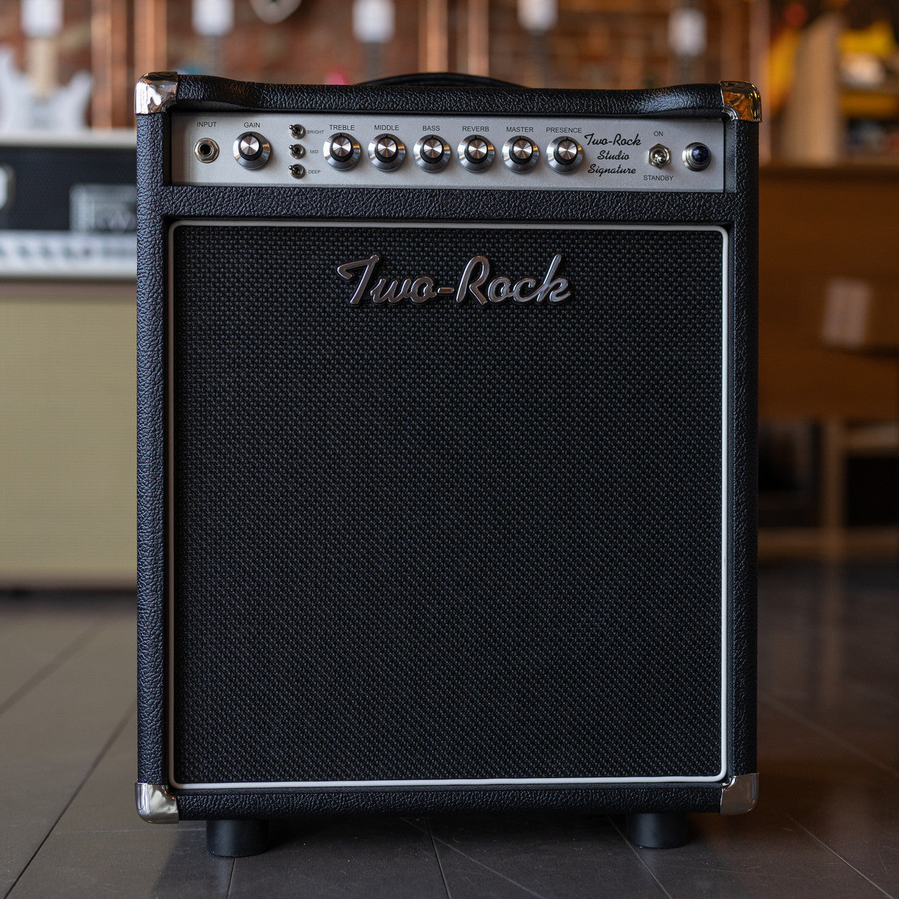 Two-Rock Studio Signature 35w Combo Amp - Black w/ Silver Faceplate